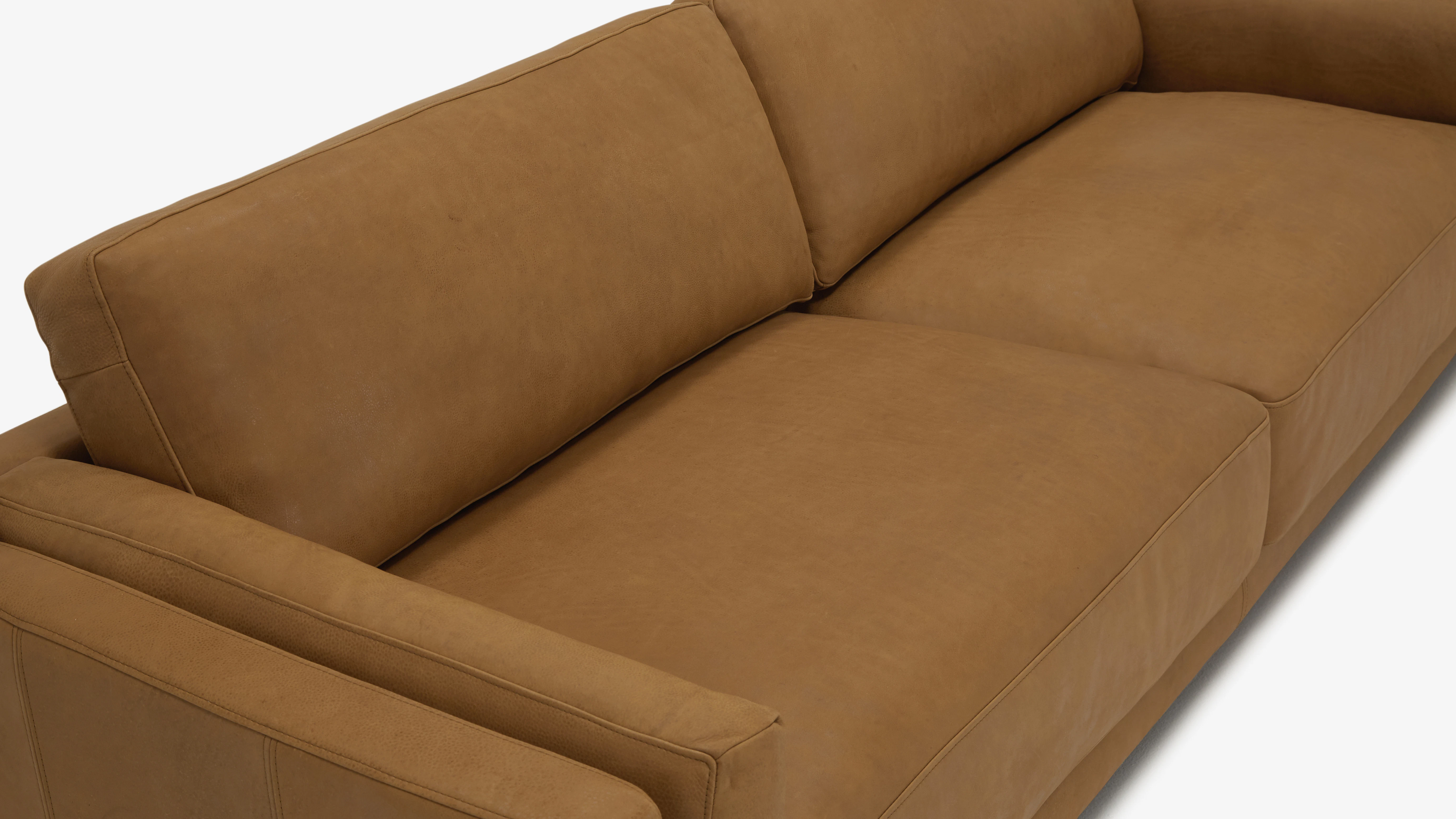 Henri Leather Sofa Toledo Camel