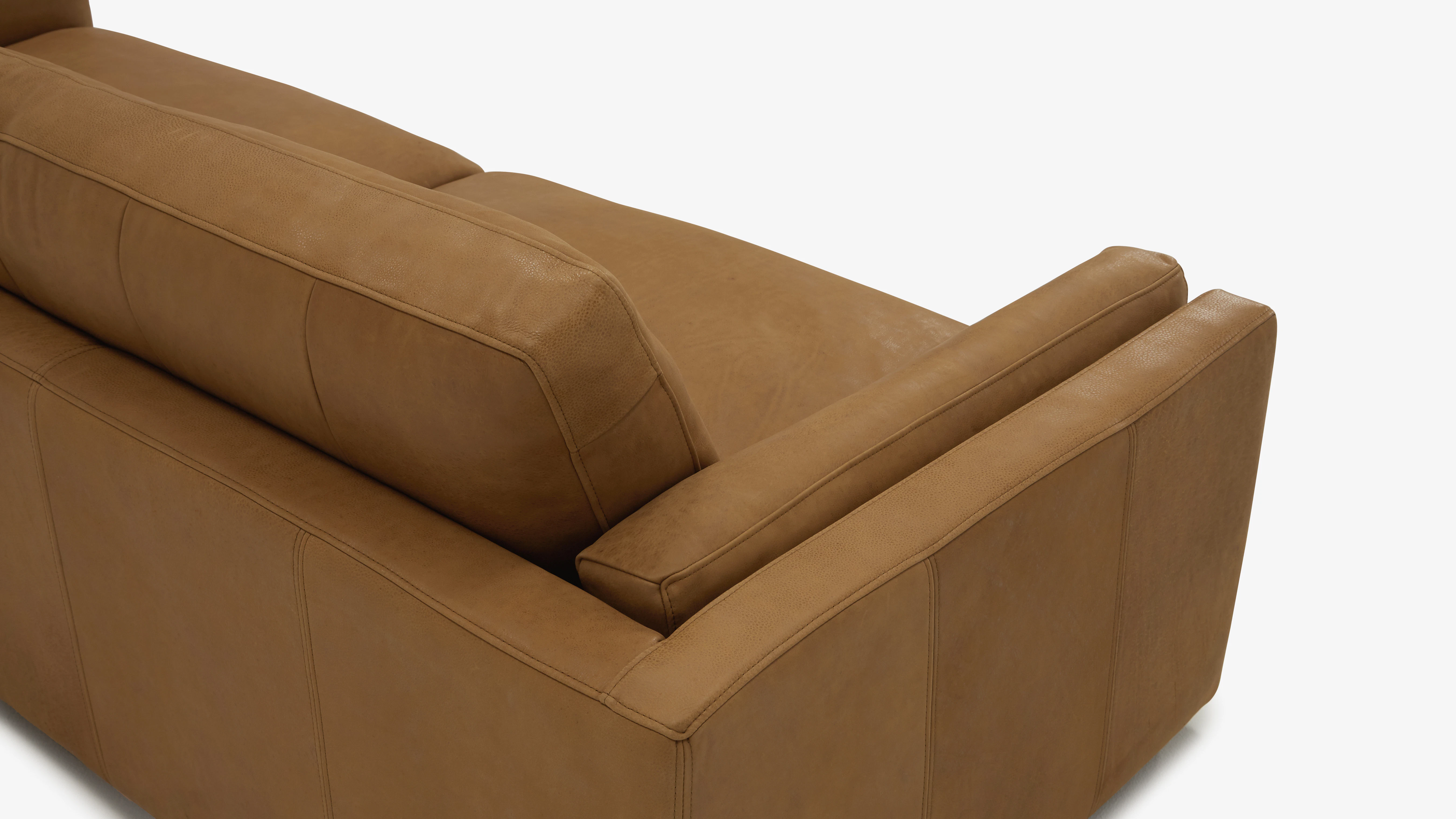 Henri Leather Sofa Toledo Camel