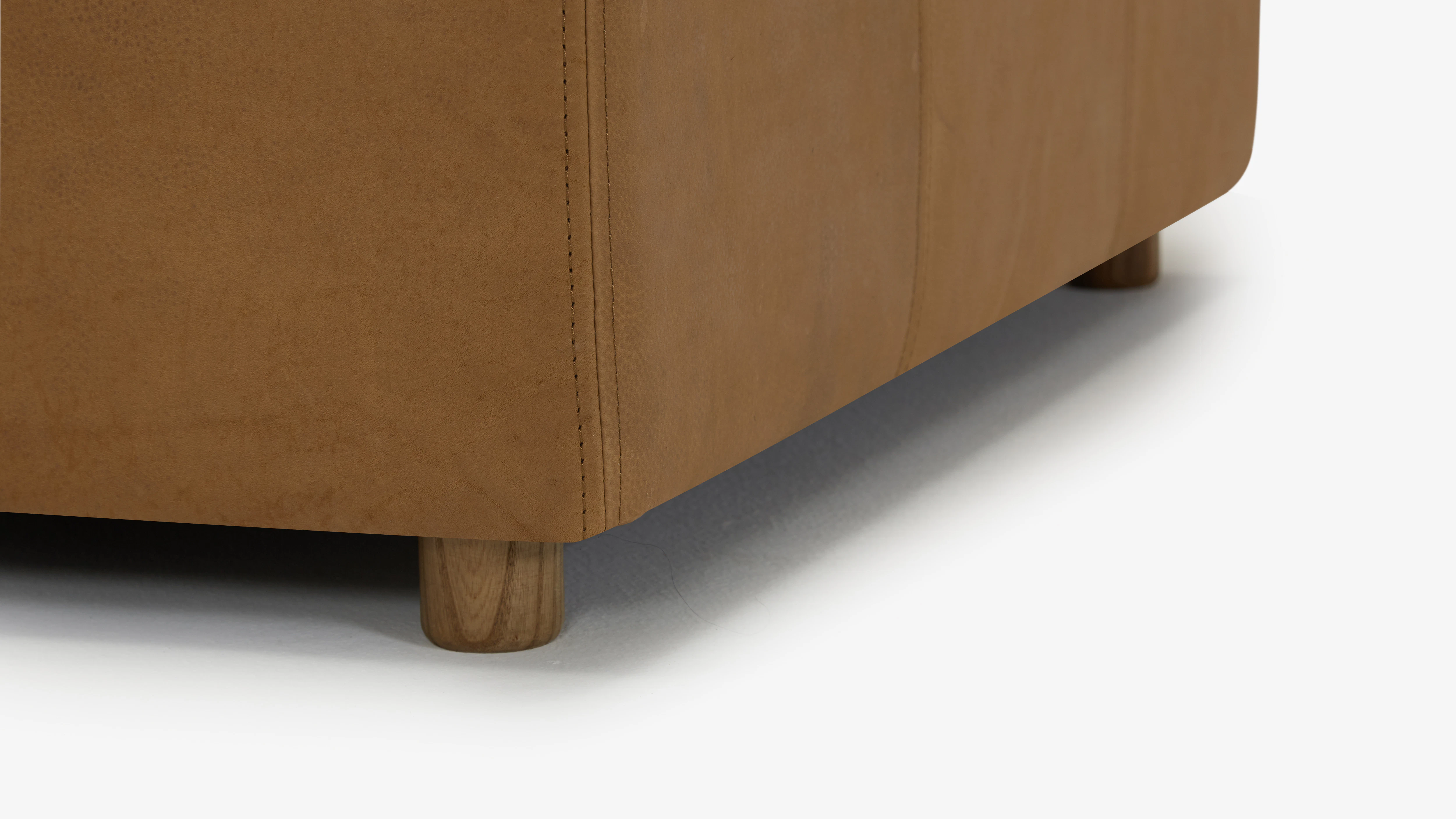 Henri Leather Sofa Toledo Camel