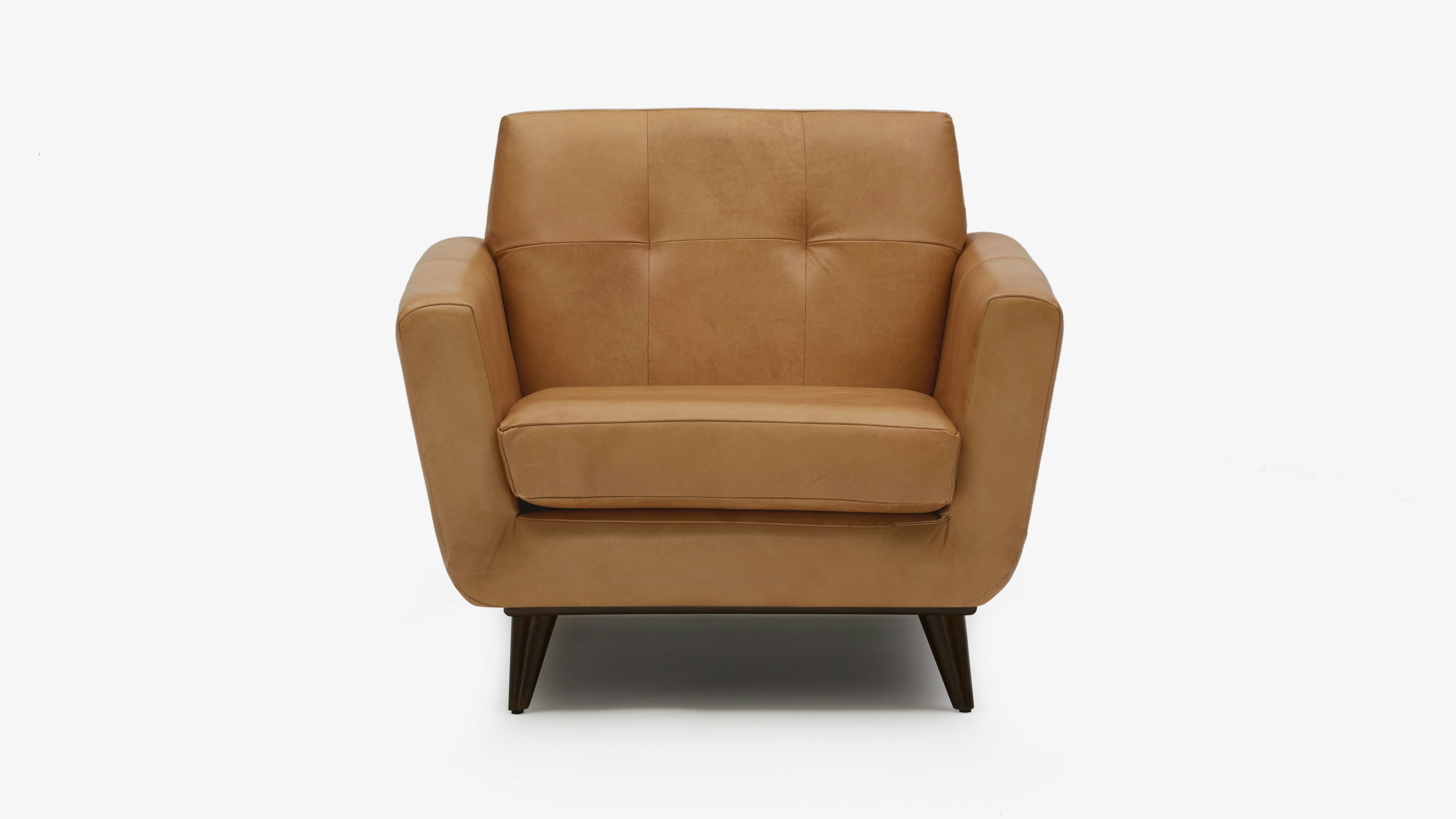 Hughes Leather Chair Santiago Camel