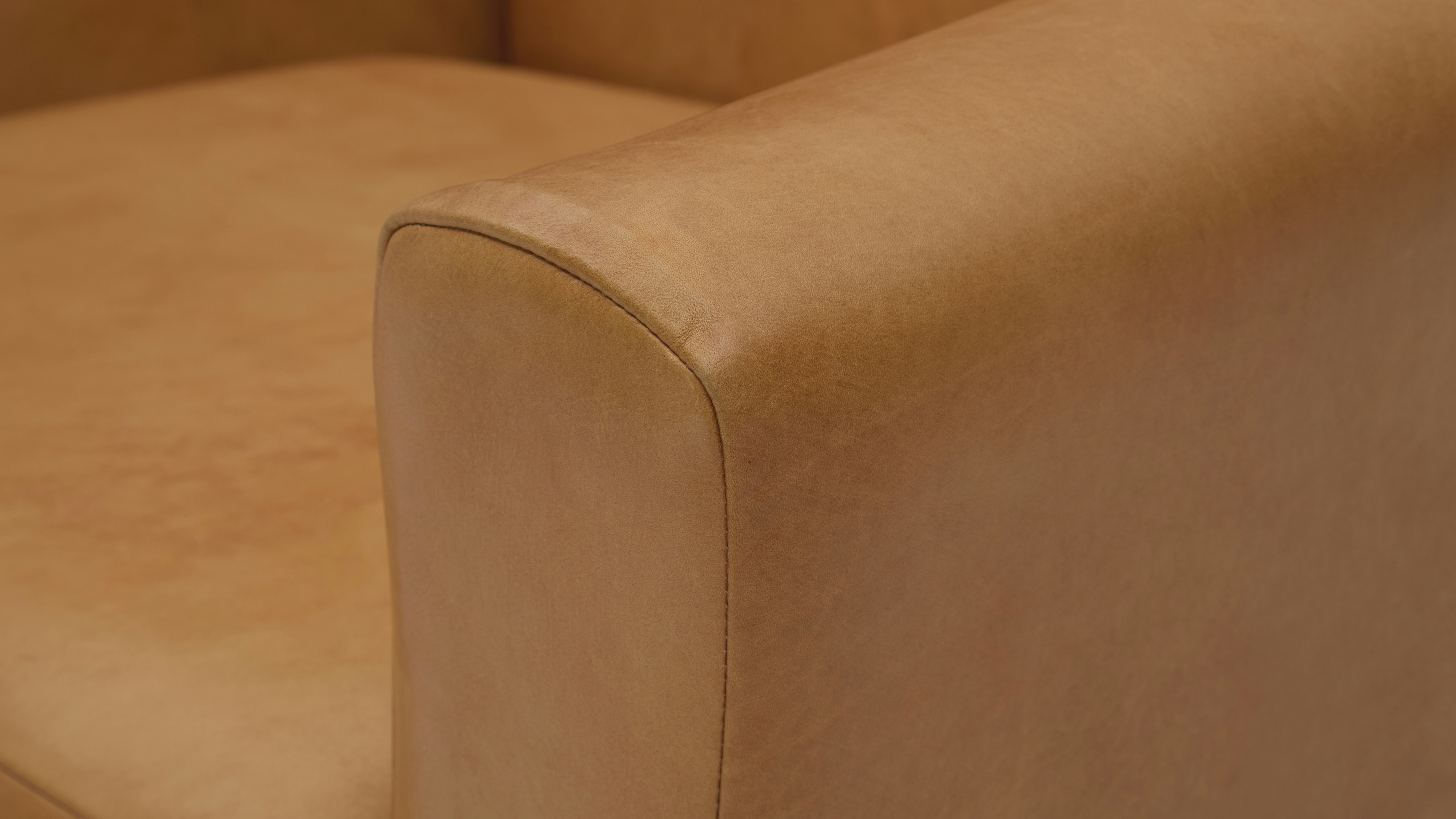 Hughes Leather Chair Santiago Camel