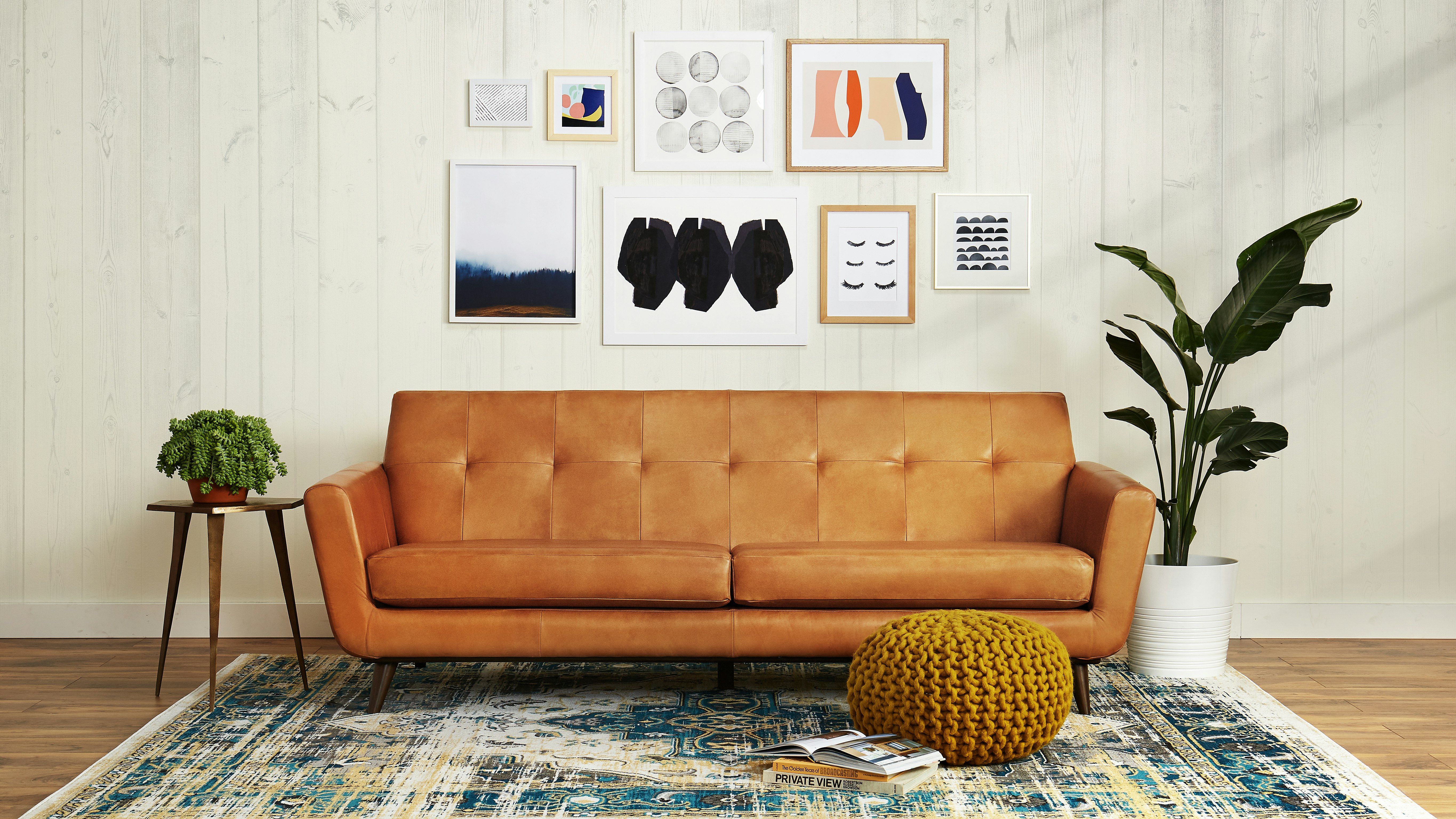 Hughes Leather Sofa Joybird