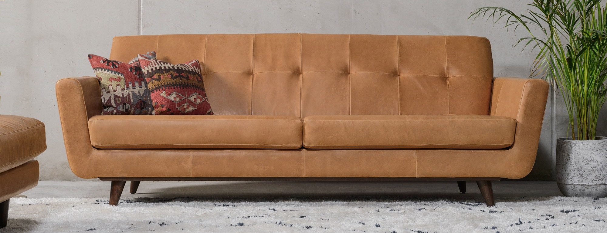 Hughes Leather Sofa Joybird