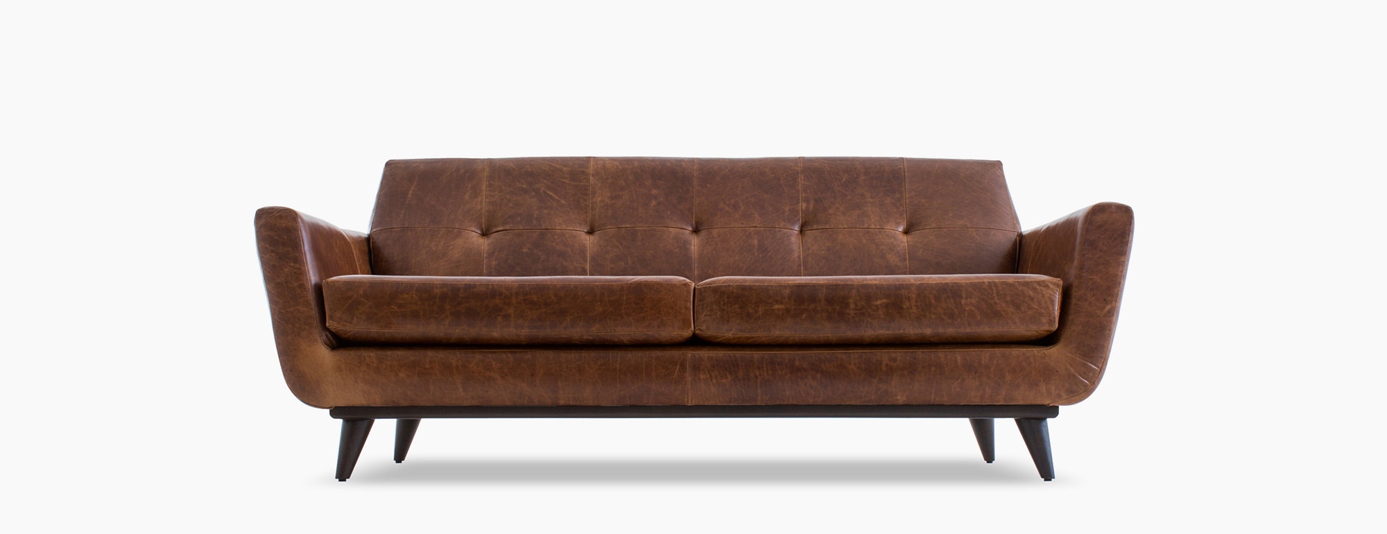 Hughes Leather Loveseat Joybird