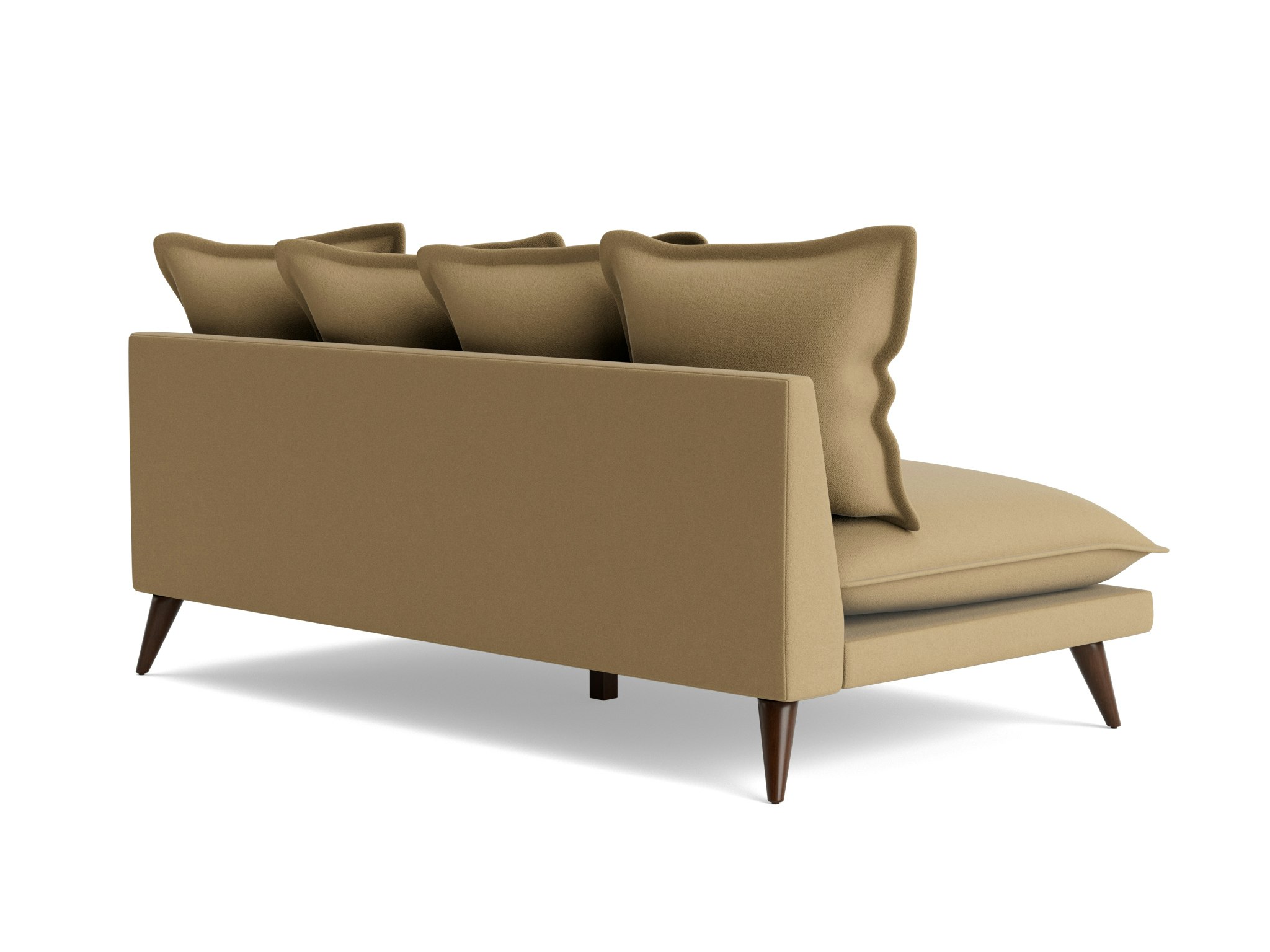Denna Armless Loveseat Banks Oatmeal