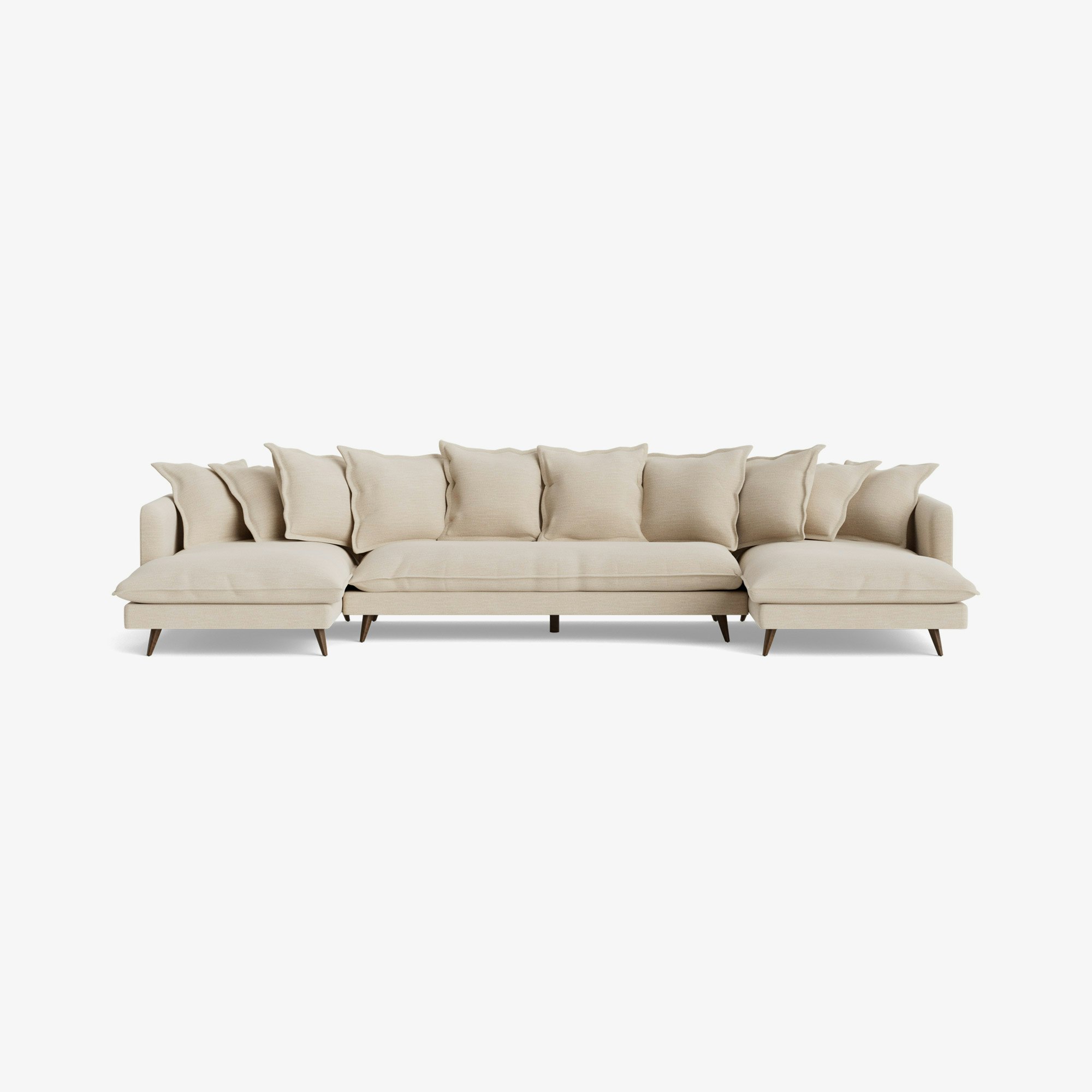 Denna Chaise Sectional Lucky Divine
