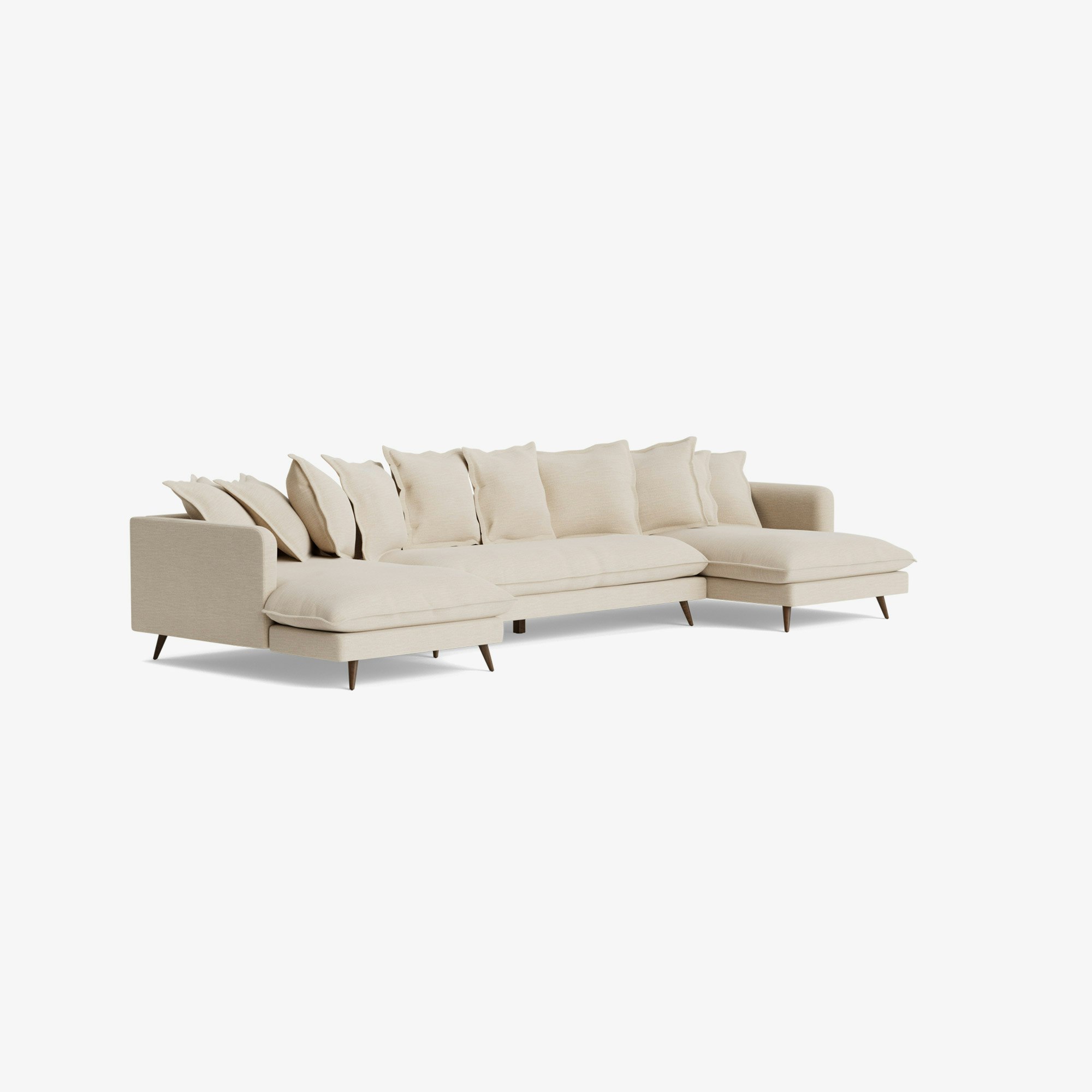 Denna Chaise Sectional Lucky Divine