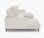 Denna Chaise Sectional Tussah Snow