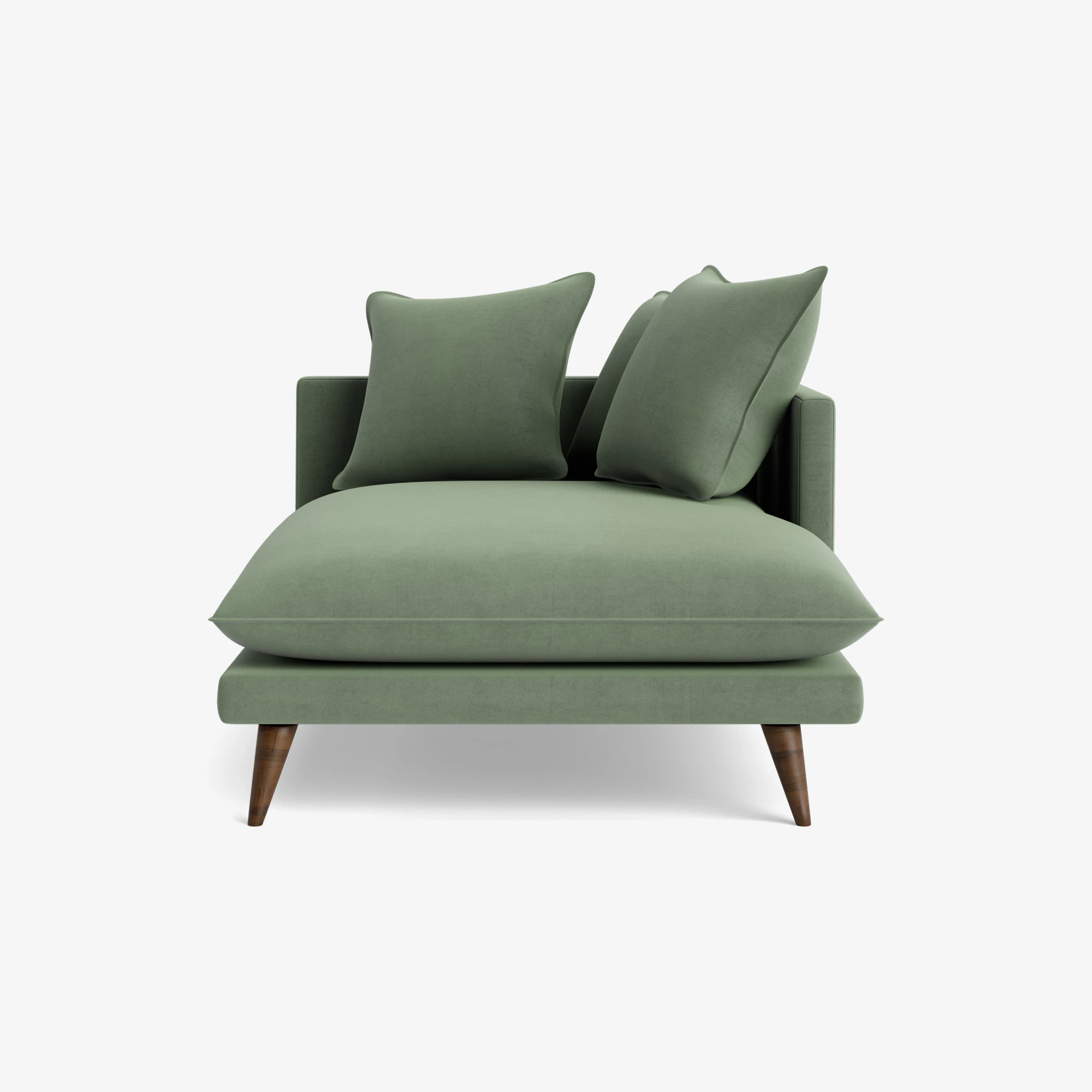 denna single arm chaise Royale Sage