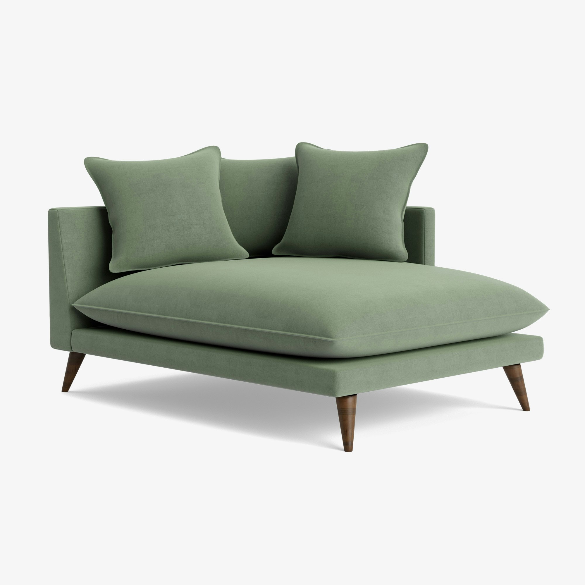 denna single arm chaise Royale Sage
