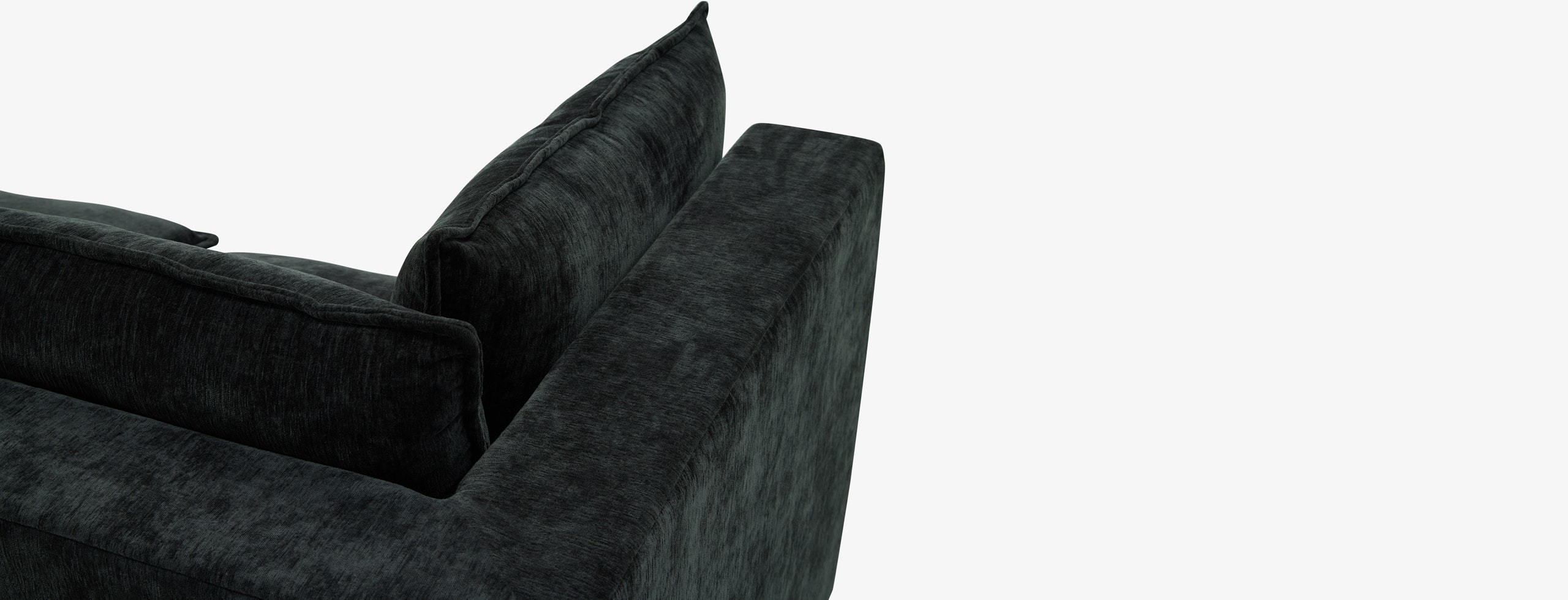 Haine Modular Loveseat Crave Lava Rock