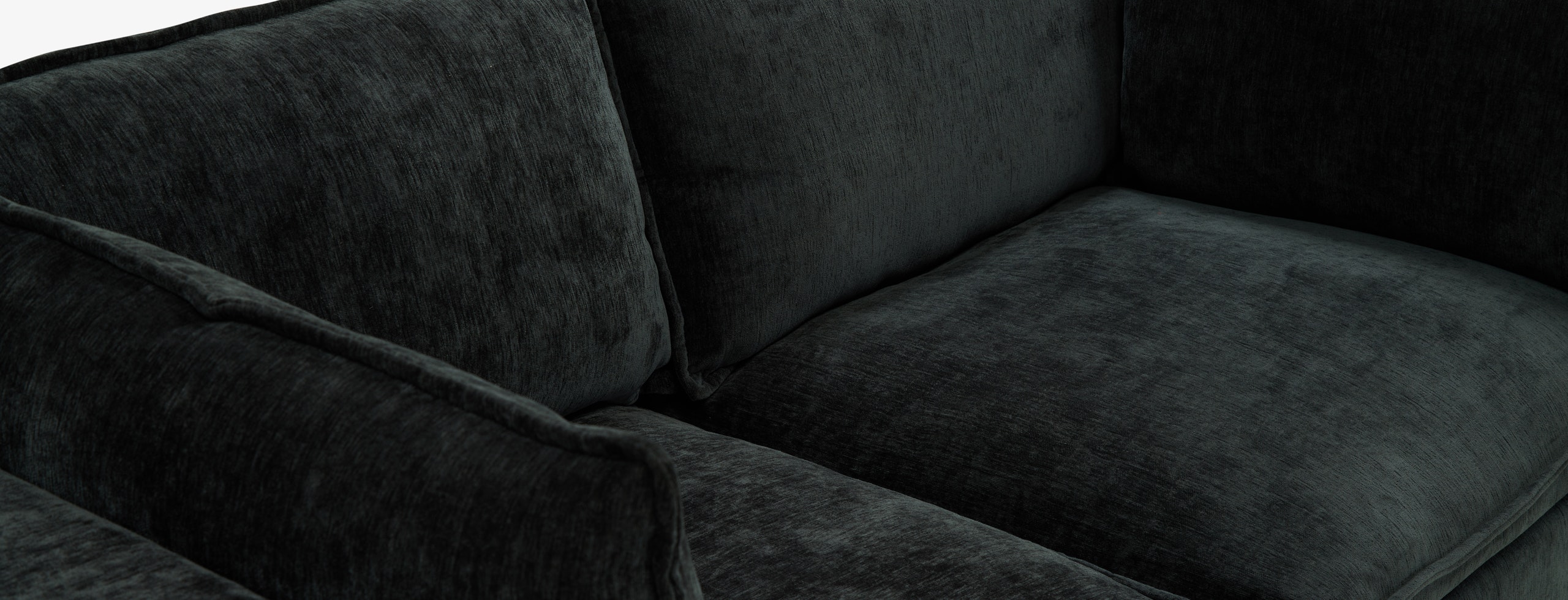 Haine Modular Loveseat Crave Lava Rock