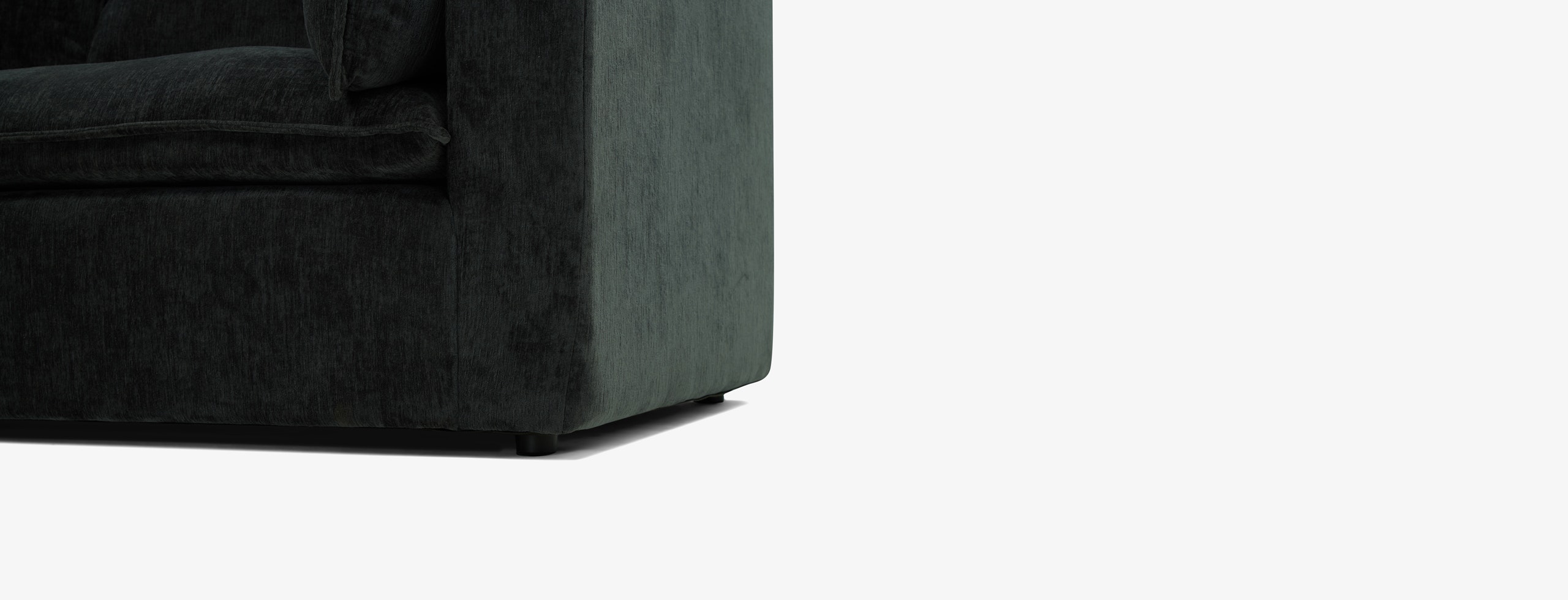 Haine Modular Loveseat Crave Lava Rock