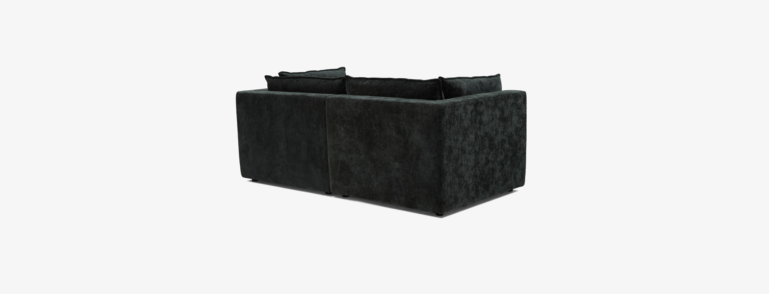 Haine Modular Loveseat Crave Lava Rock