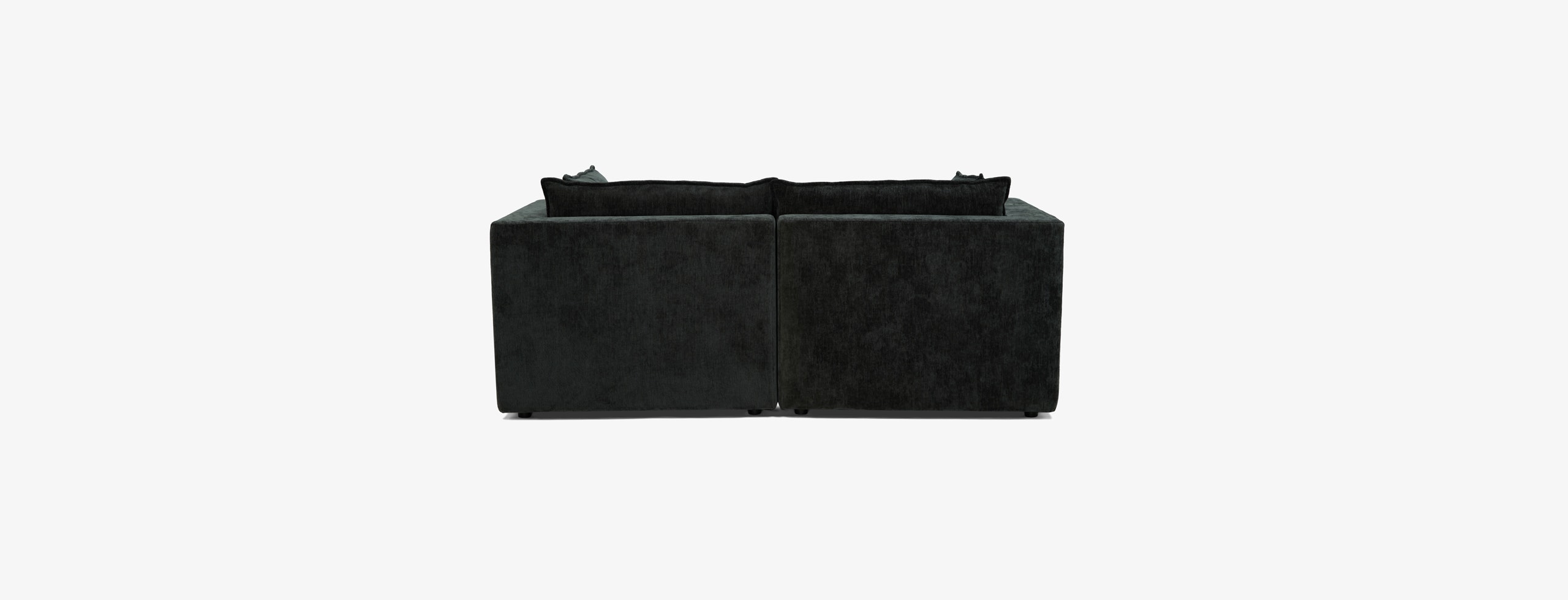 Haine Modular Loveseat Crave Lava Rock