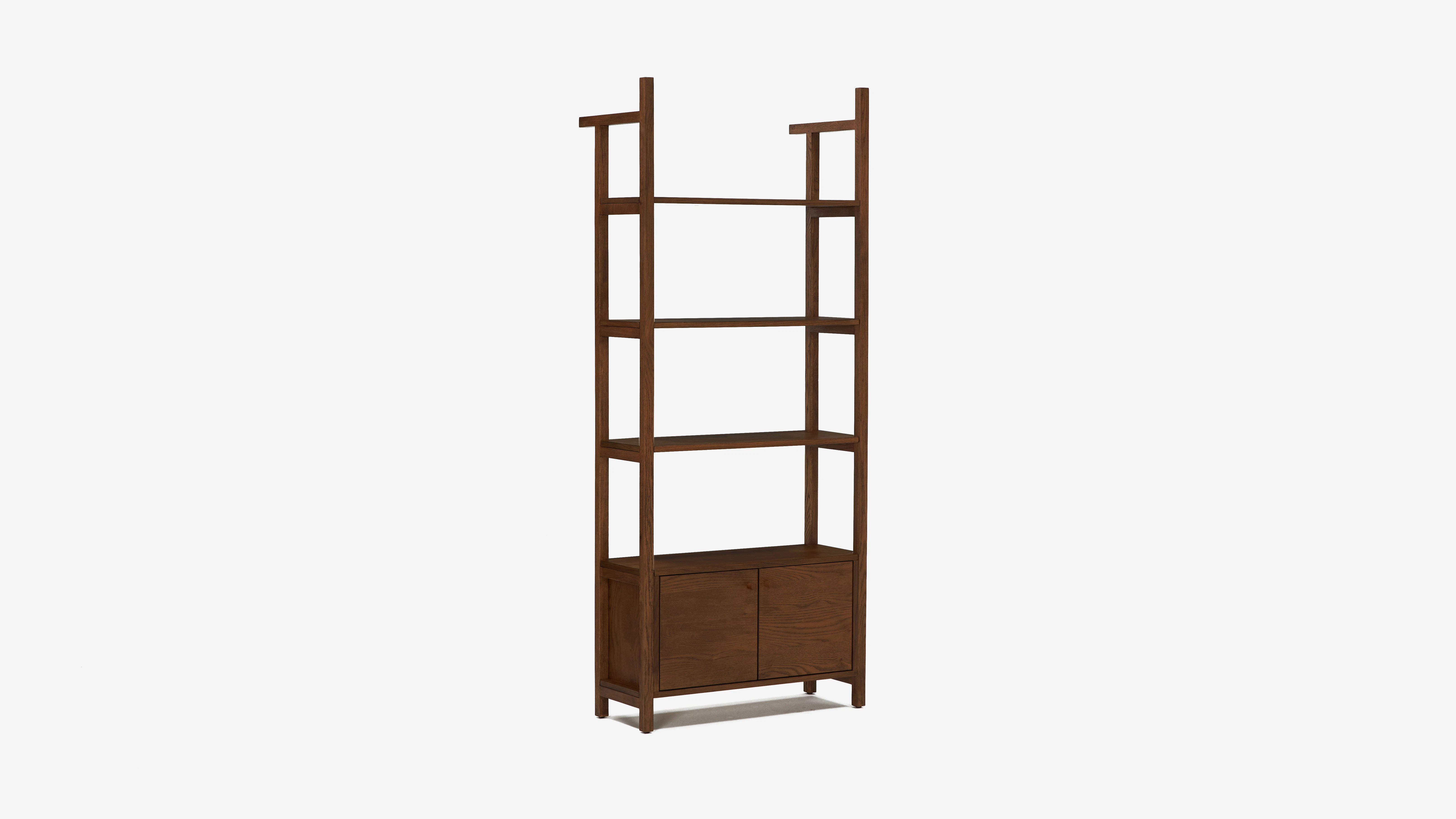Bevan Bookshelf With Cabinet
