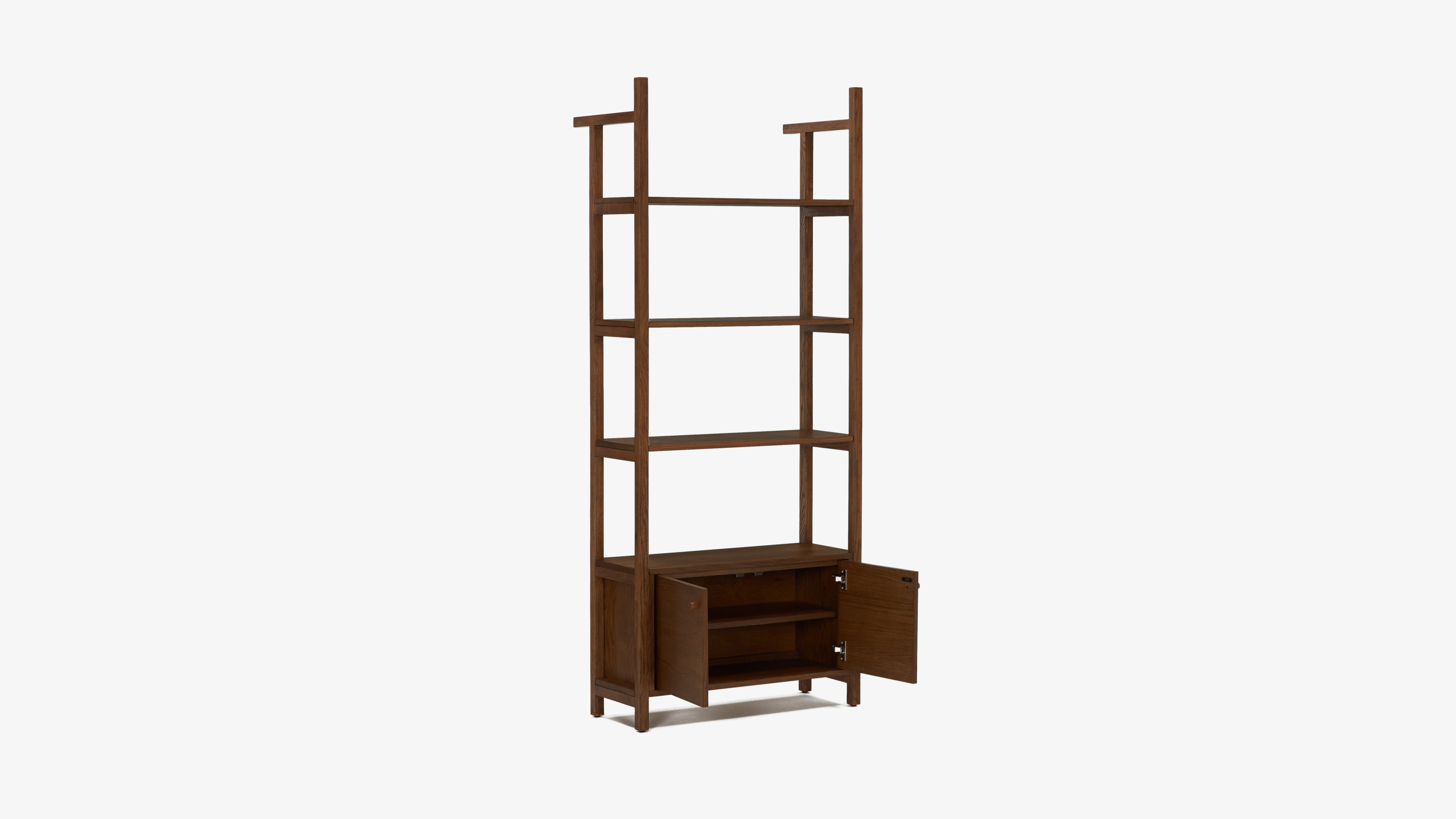 Bevan Bookshelf With Cabinet