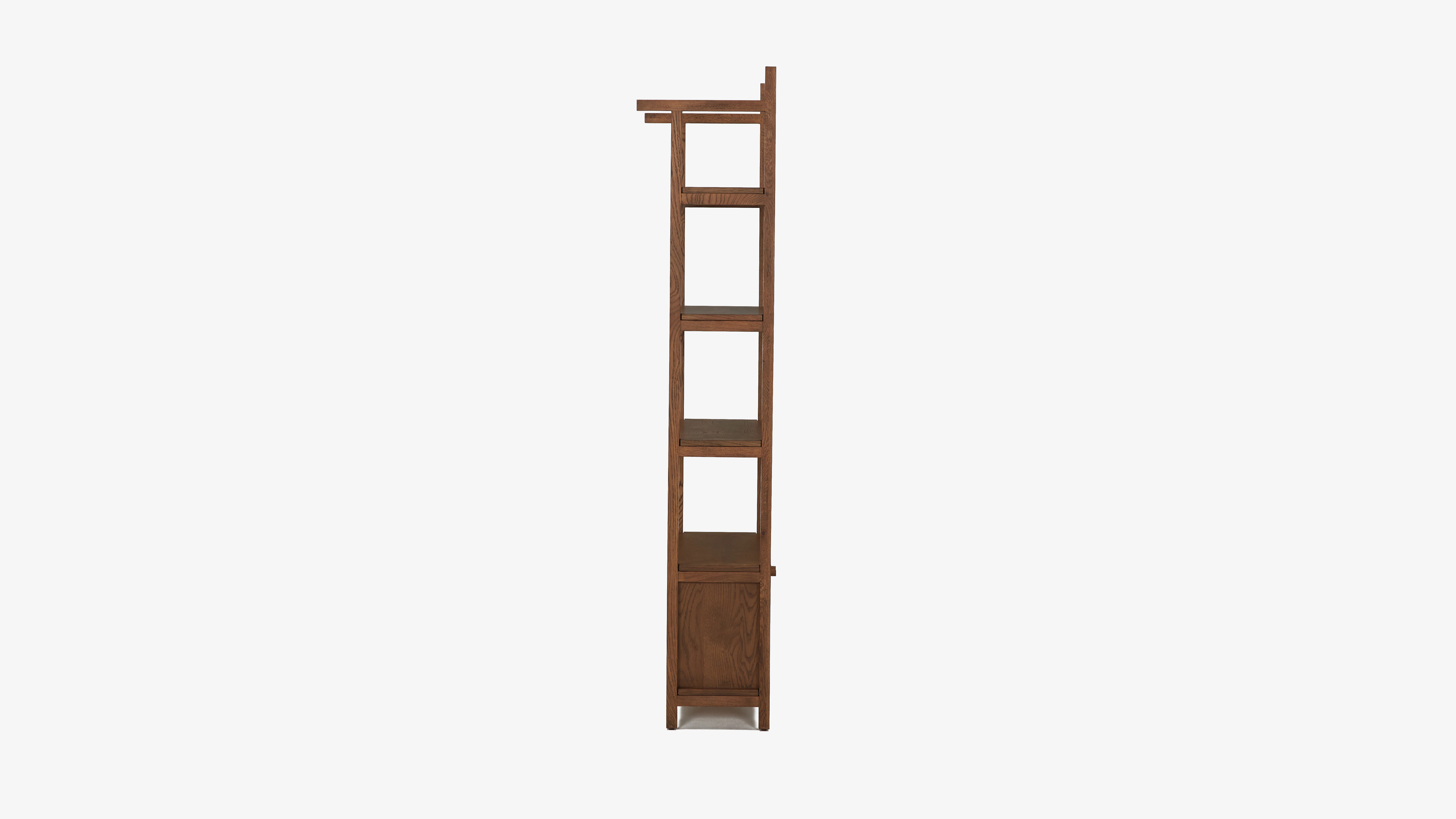 Bevan Bookshelf With Cabinet