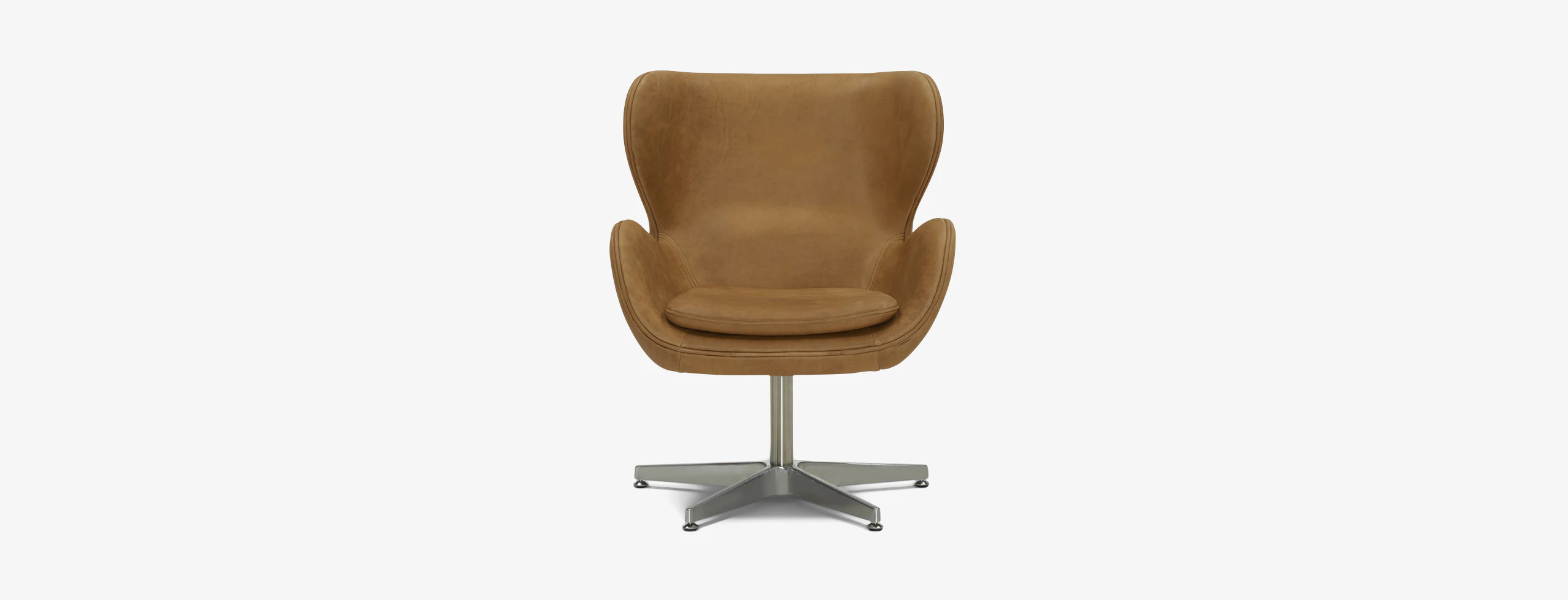 Dixie Leather Swivel Chair Toledo Camel