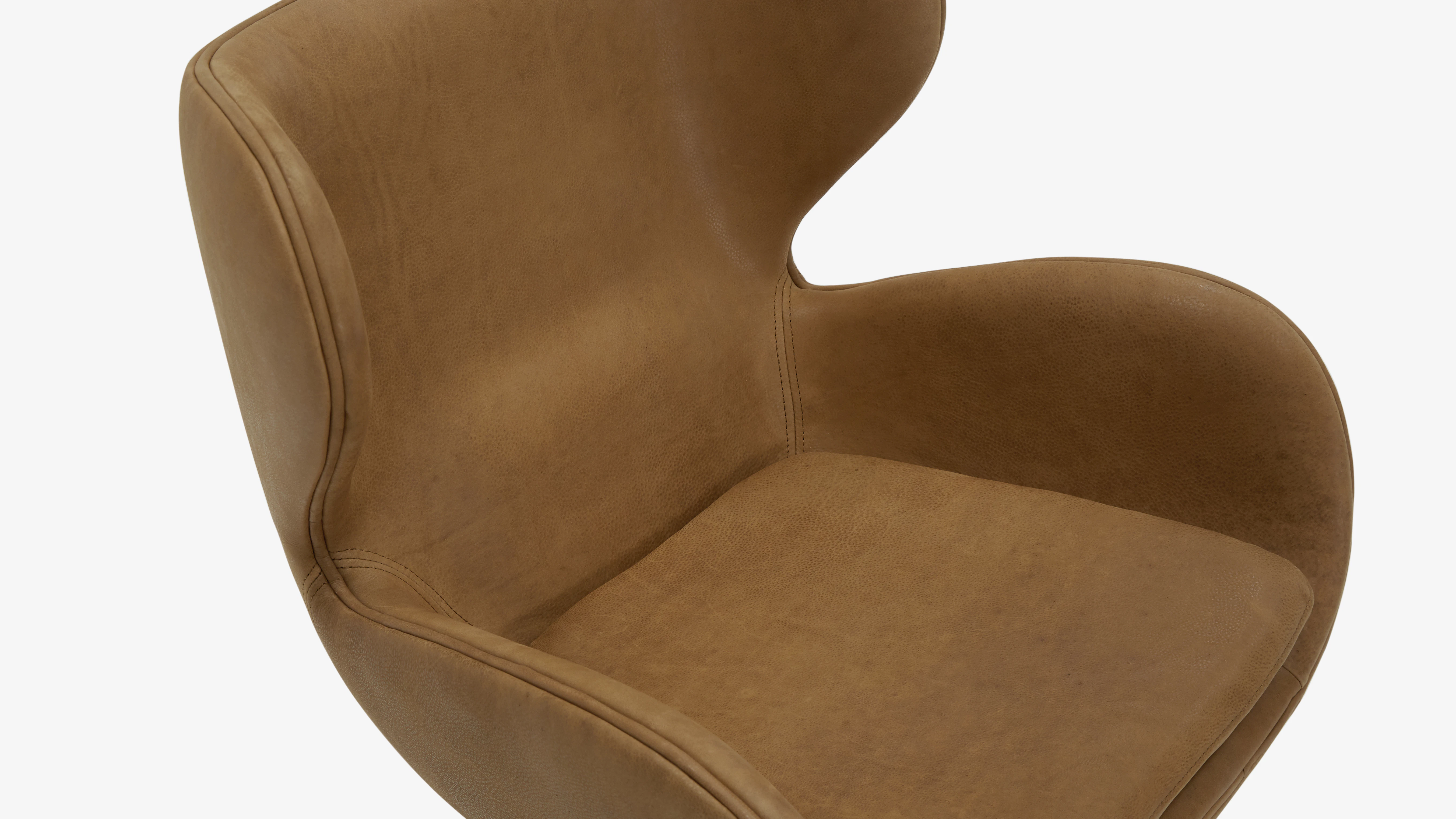 Dixie Leather Swivel Chair Toledo Camel