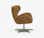 Dixie Leather Swivel Chair Toledo Camel