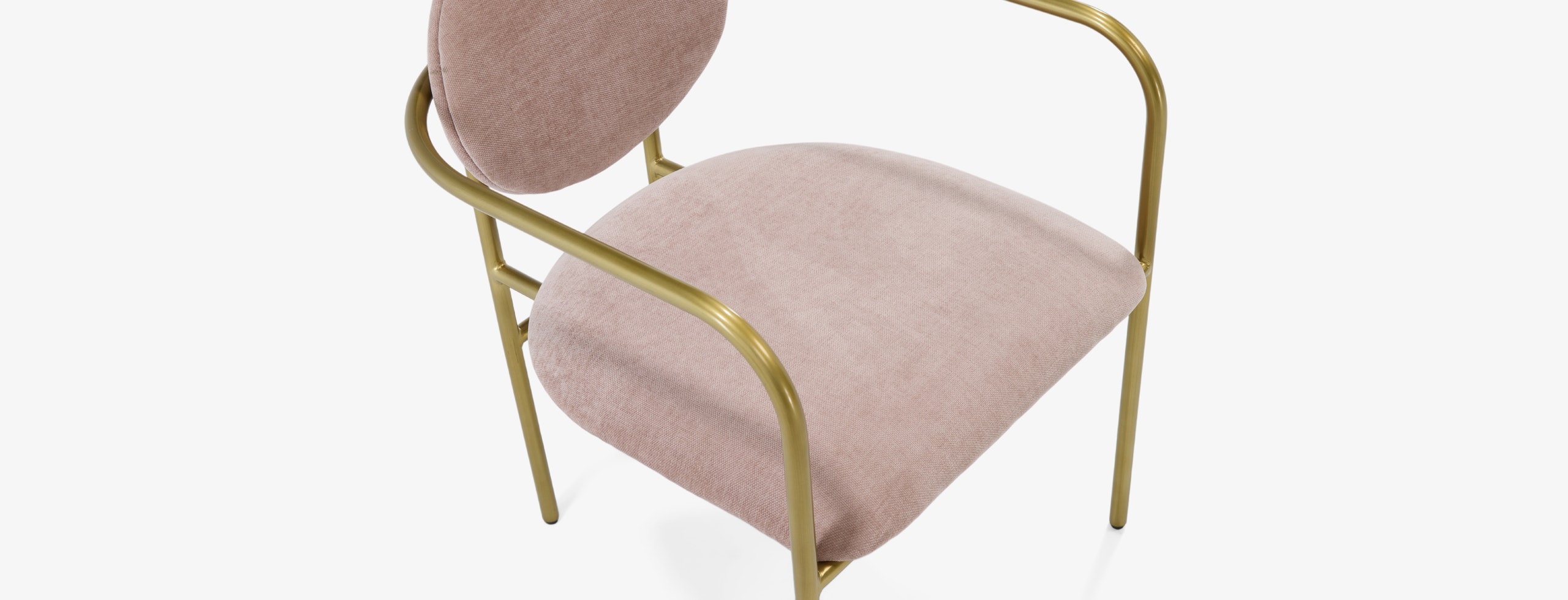 Soleil Dining Chair Dusty Rose