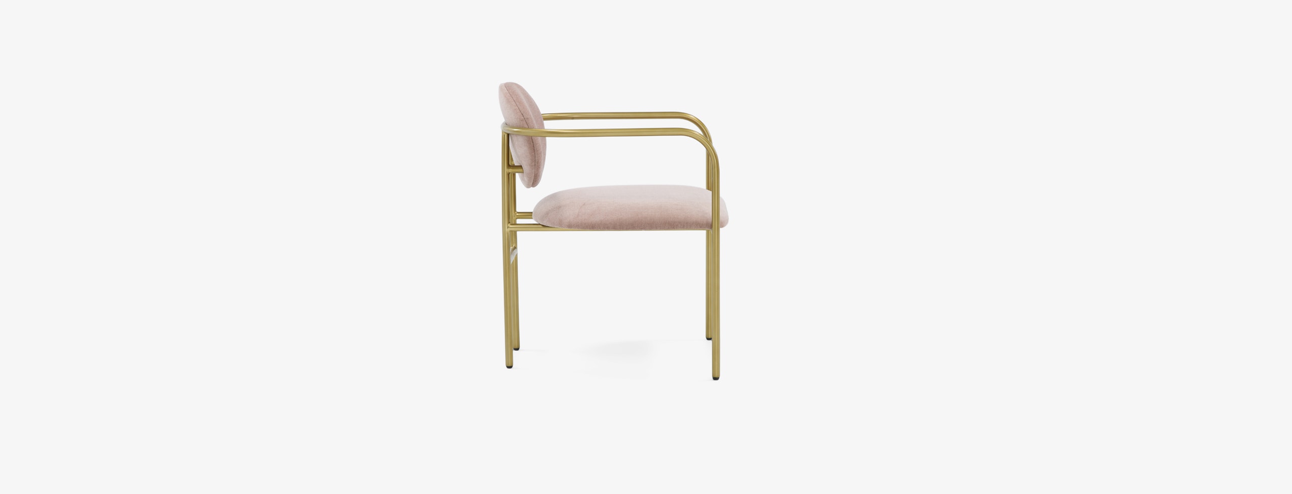 Soleil Dining Chair Dusty Rose