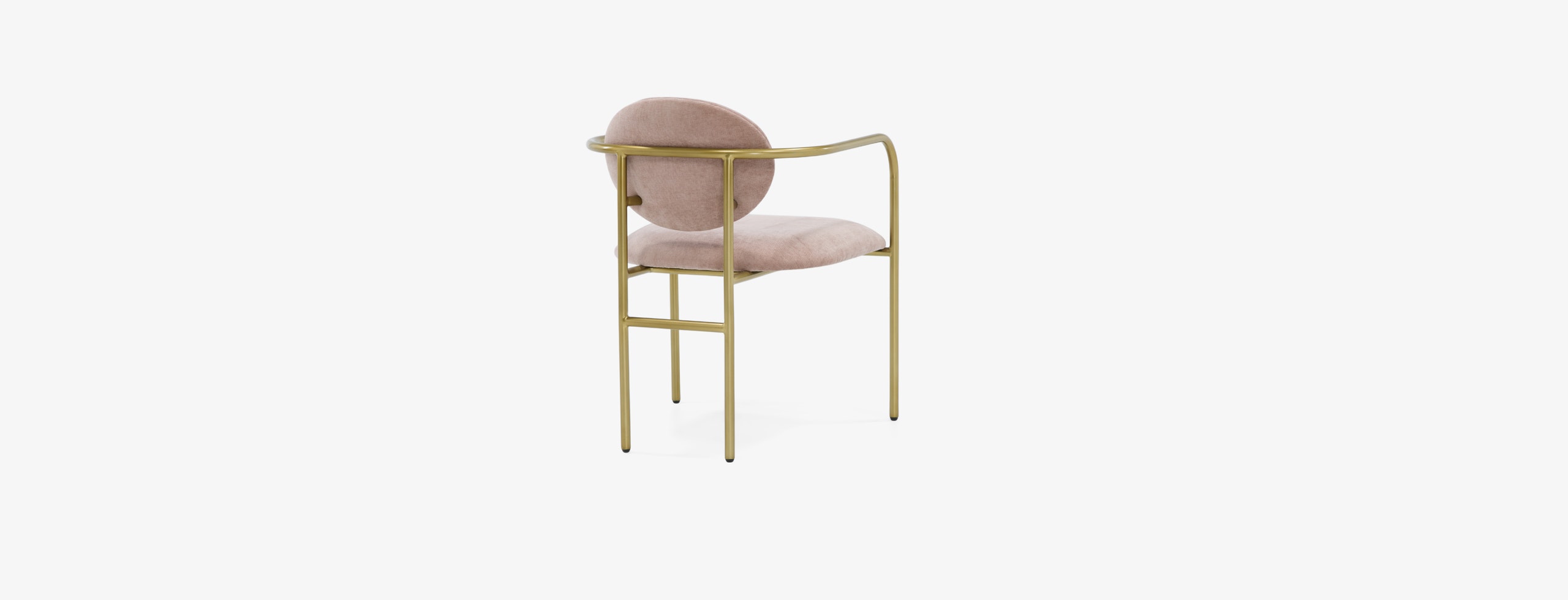 Soleil Dining Chair Dusty Rose