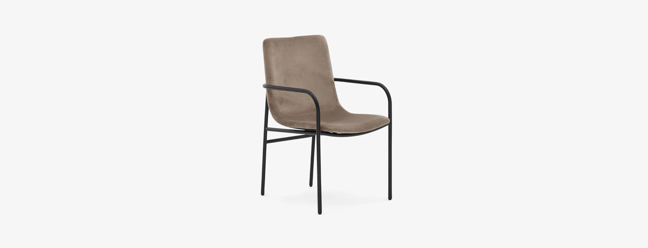 Rae Dining Arm Chair Gray Sky