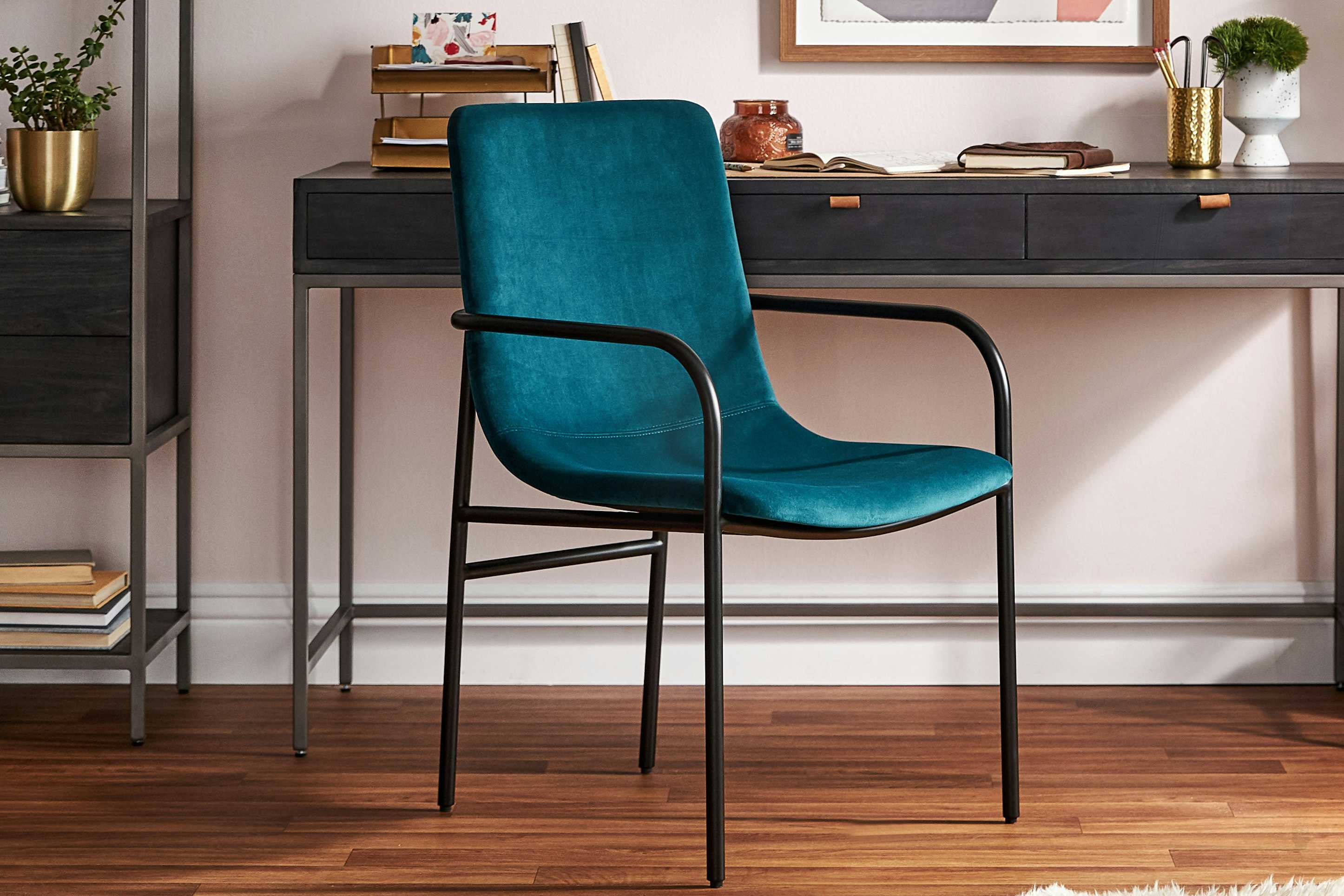 Rea Dining Arm Chair Royale Peacock pdp