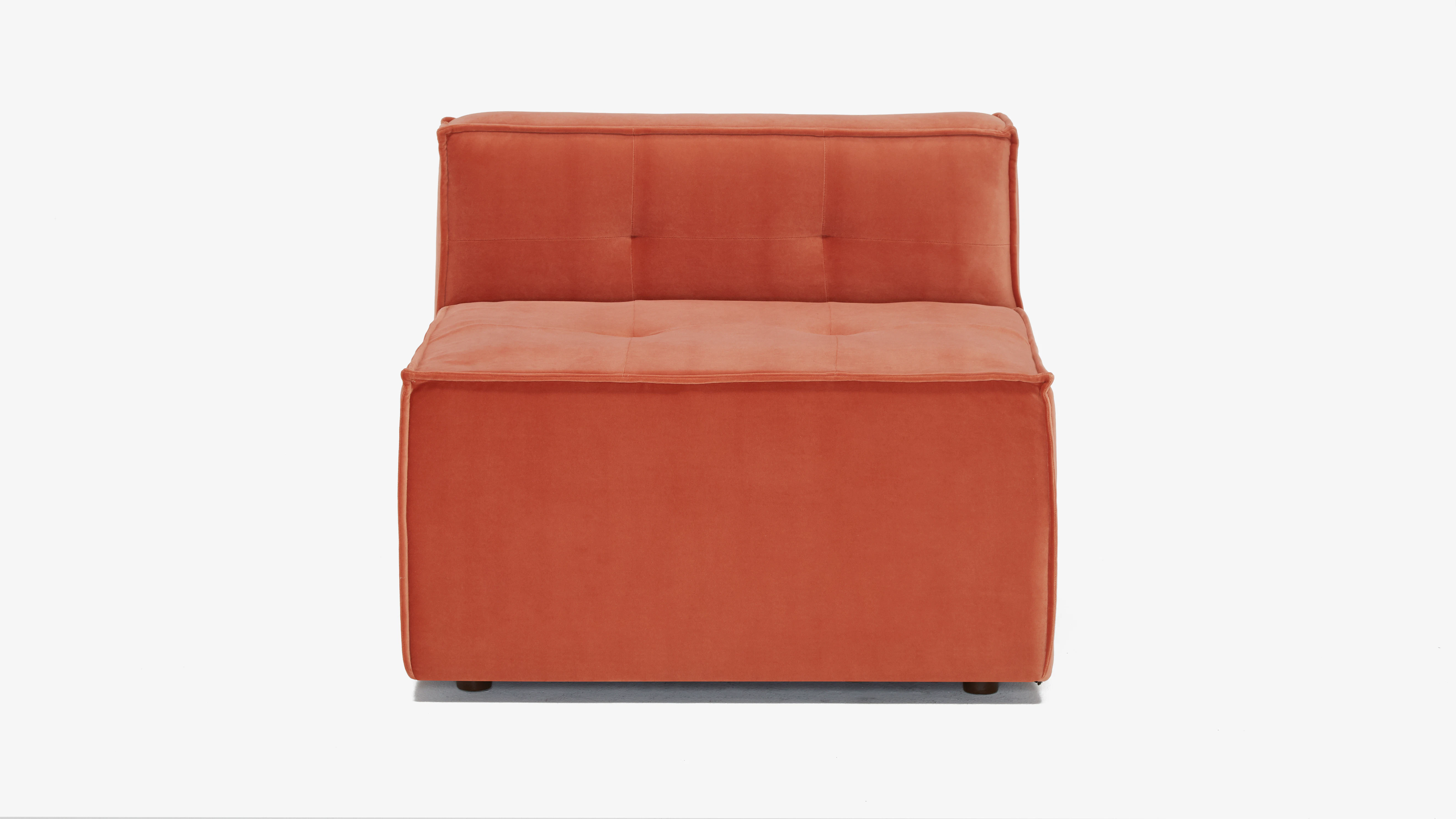 Matias Armless Chair Sorrento Coral