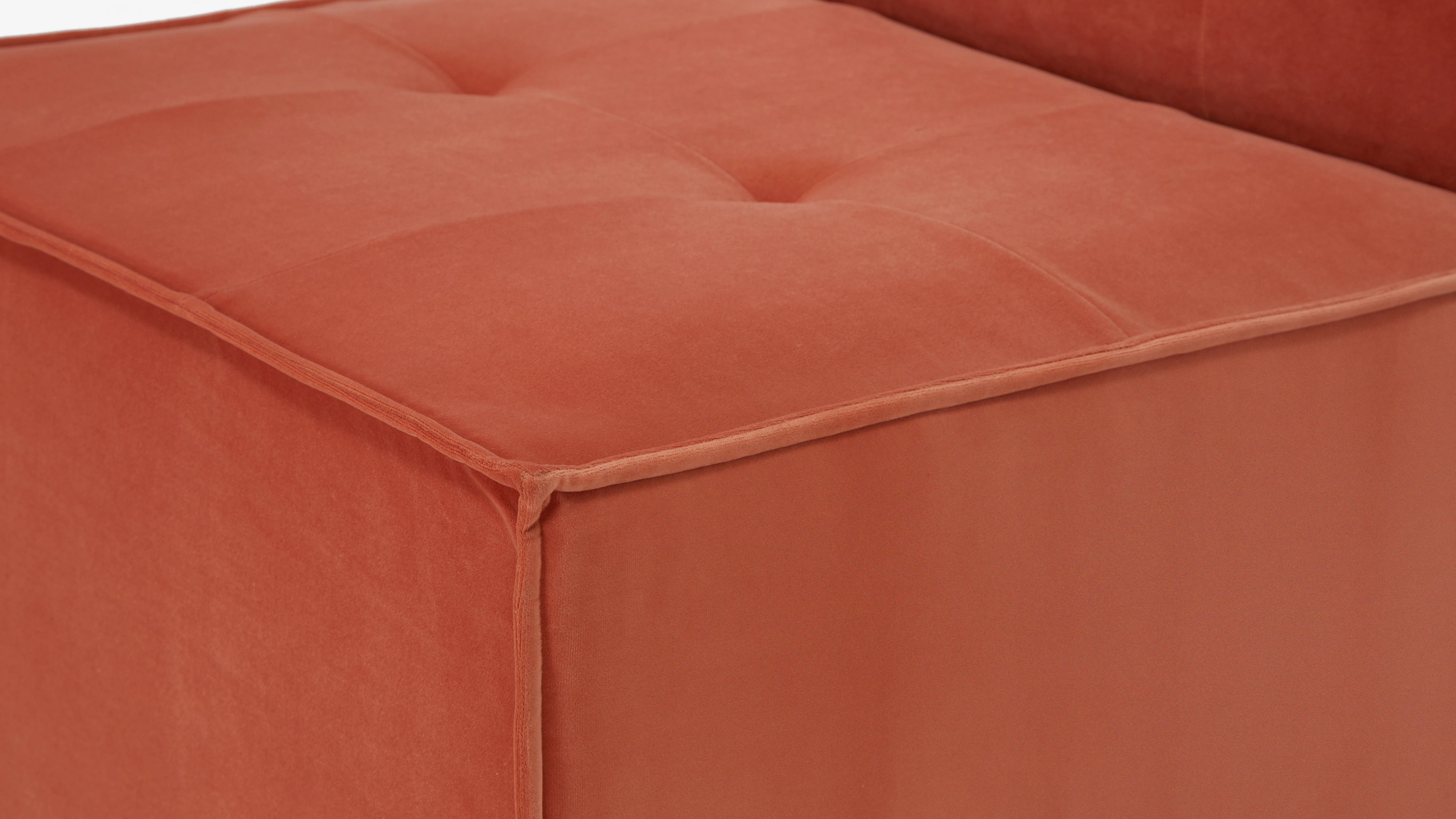Matias Armless Chair Sorrento Coral