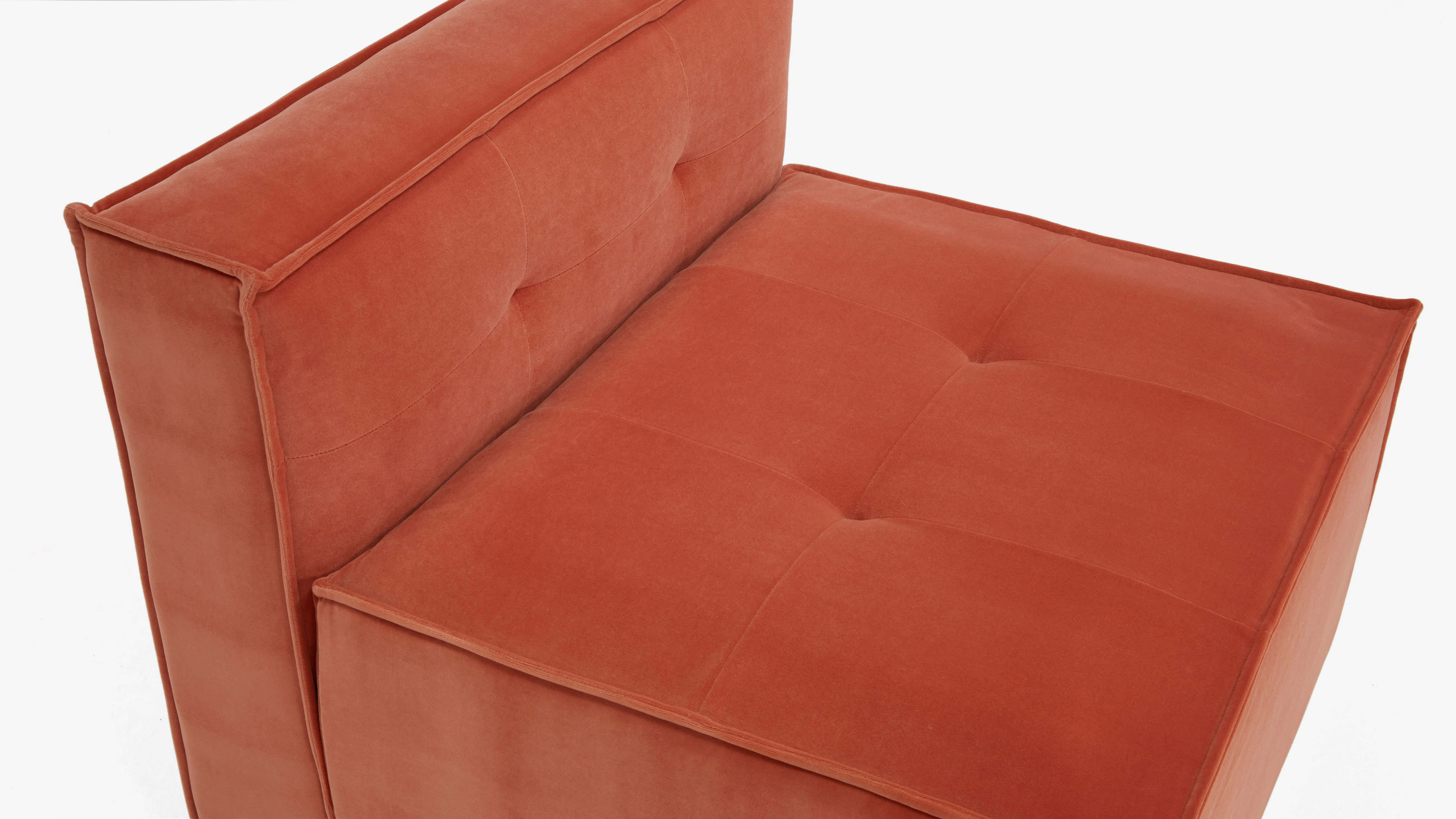 Matias Armless Chair Sorrento Coral