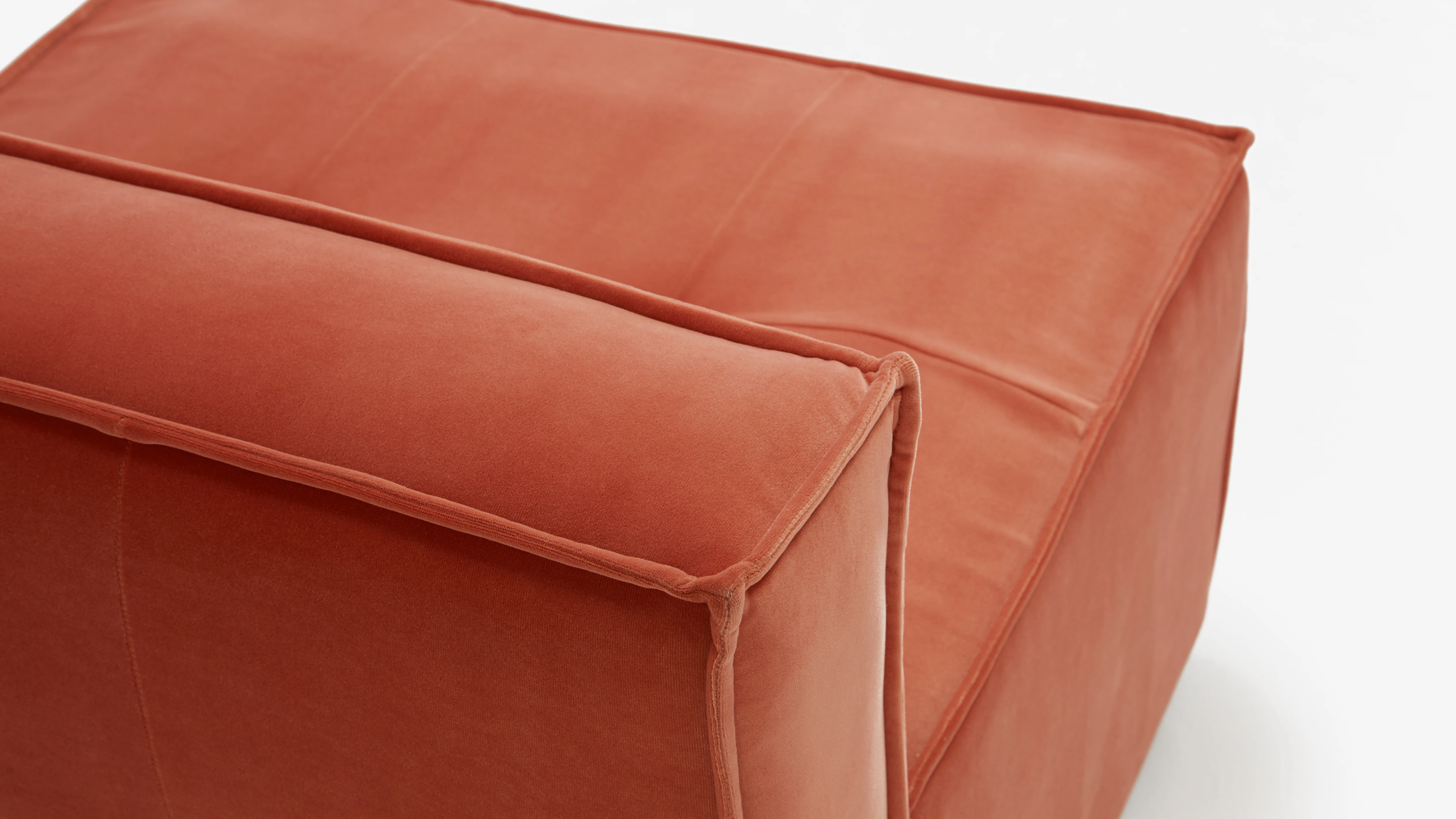 Matias Armless Chair Sorrento Coral