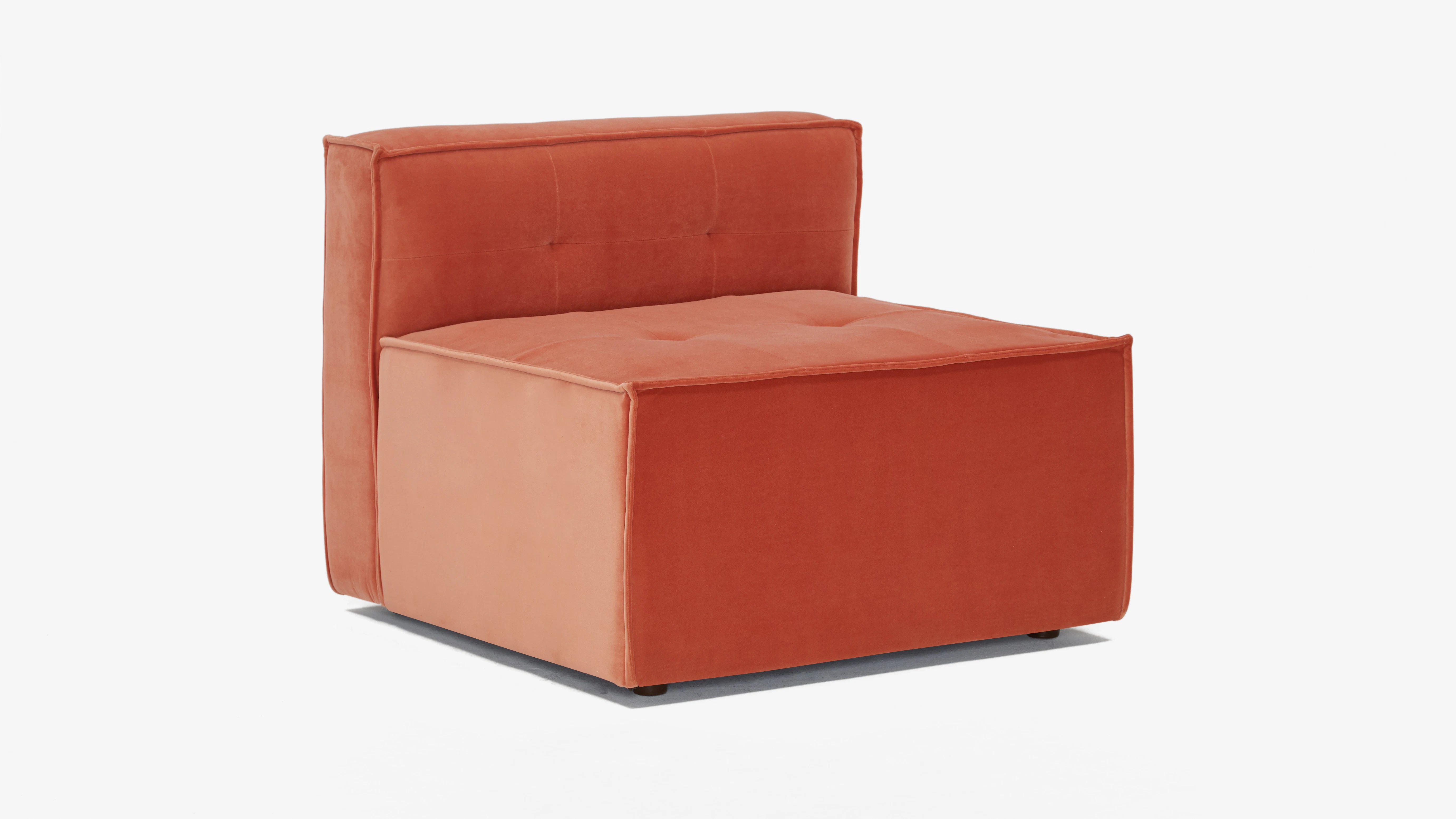Matias Armless Chair Sorrento Coral