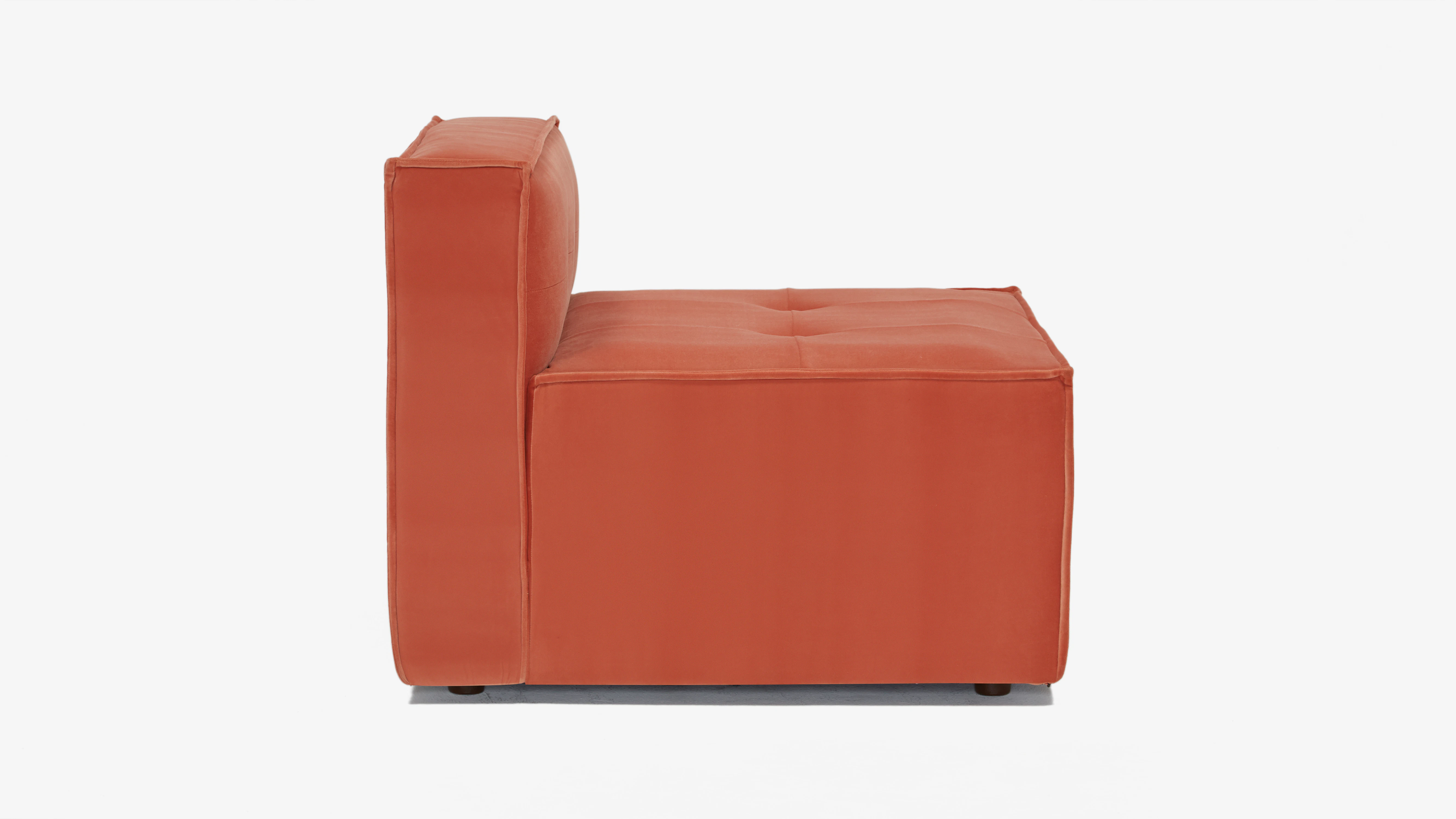 Matias Armless Chair Sorrento Coral