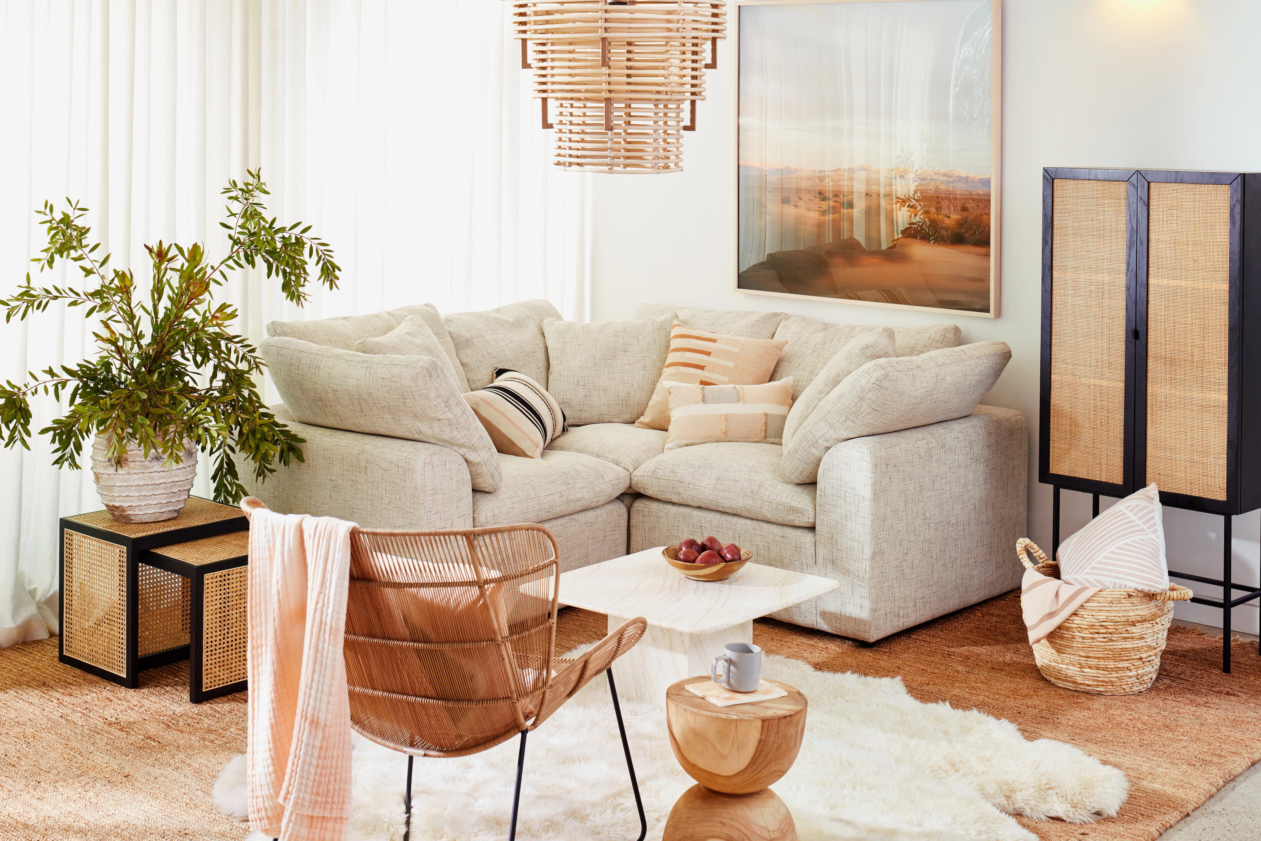 Bryant corner sectional nico oyster