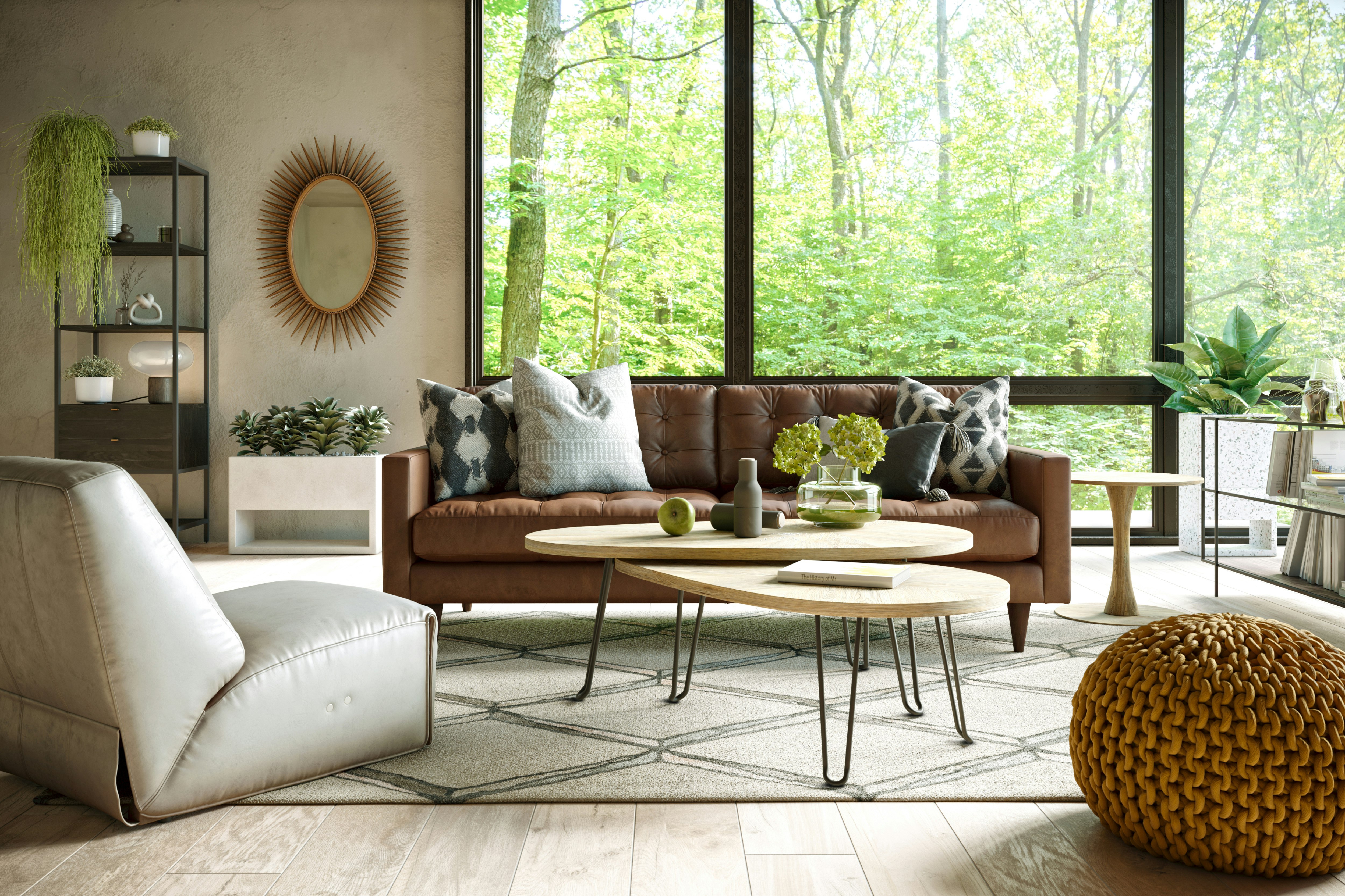 Joybird eliot leather sofa online