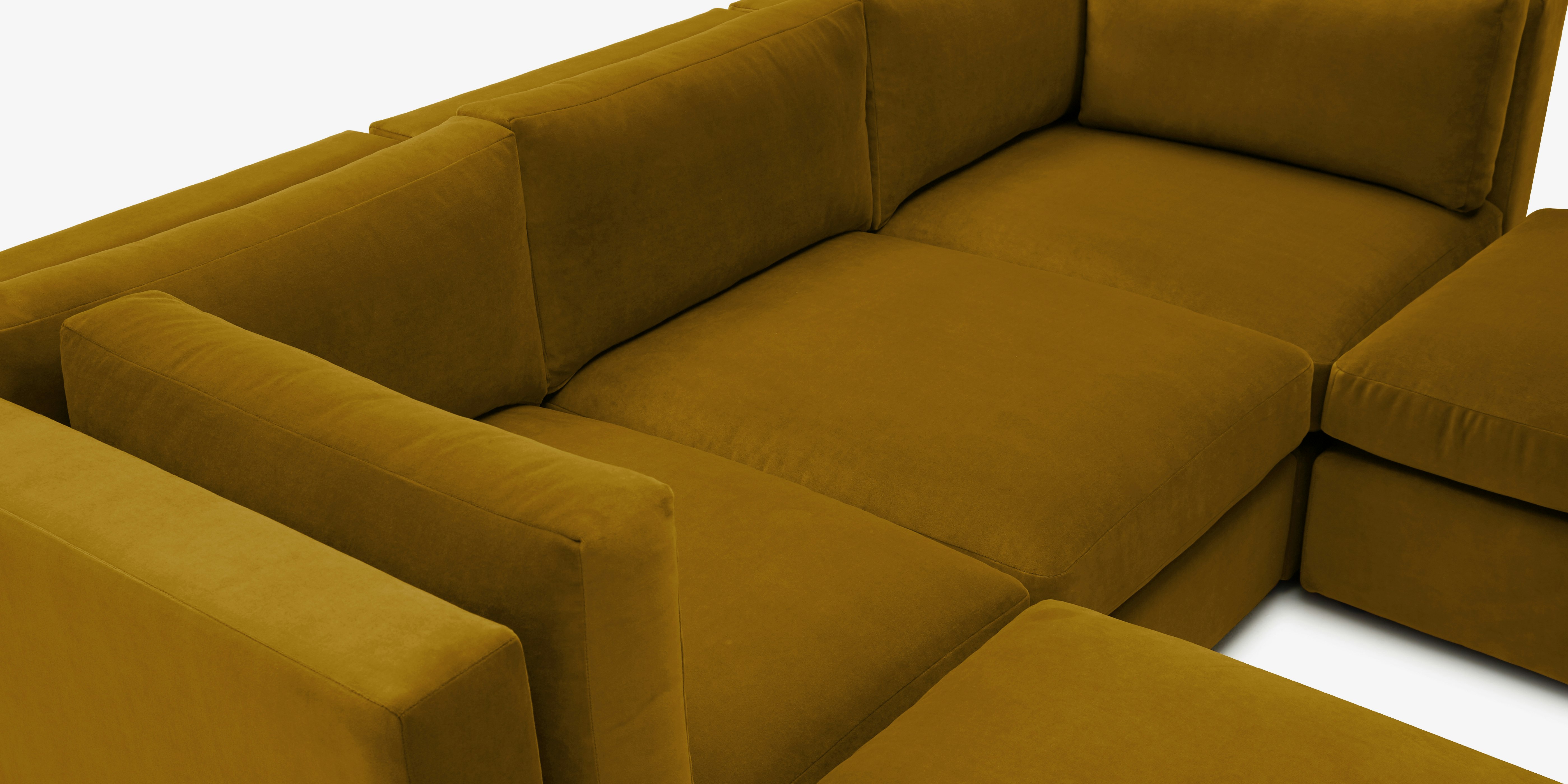 Daya Modular Sofa Sectional Sorrento Marigold