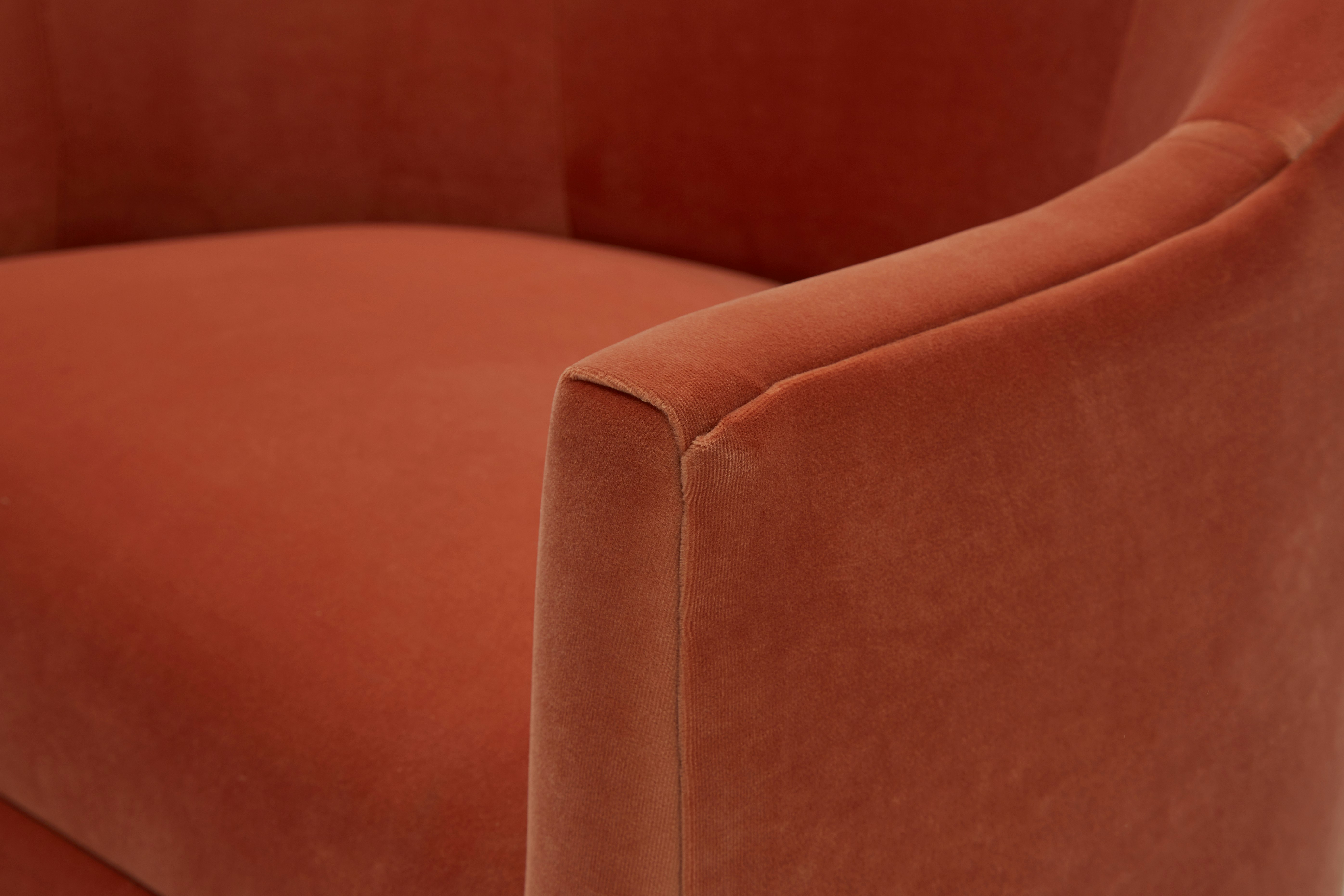 Jolie Swivel Chair Sorrento Coral