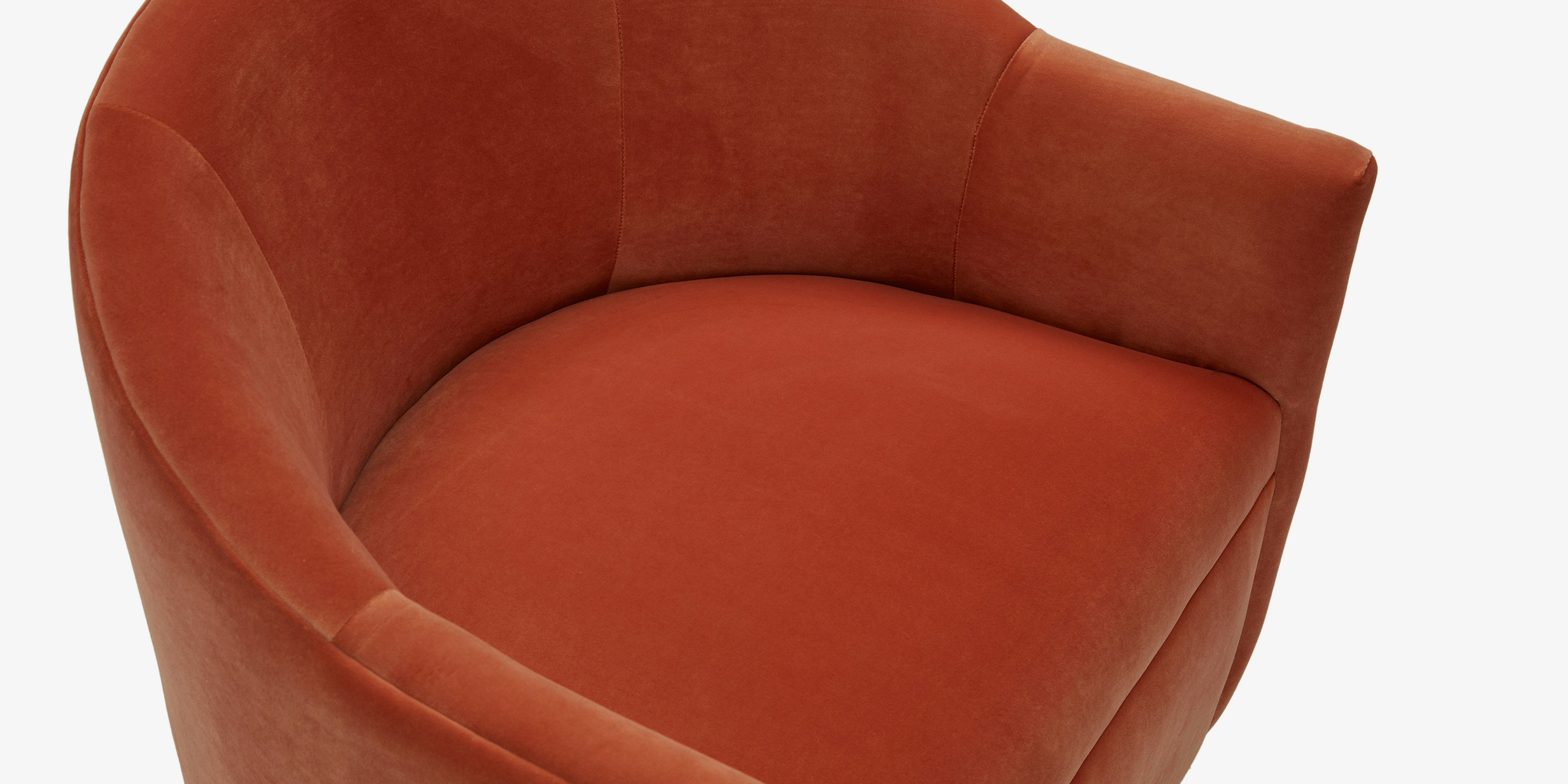 Jolie Swivel Chair Sorrento Coral
