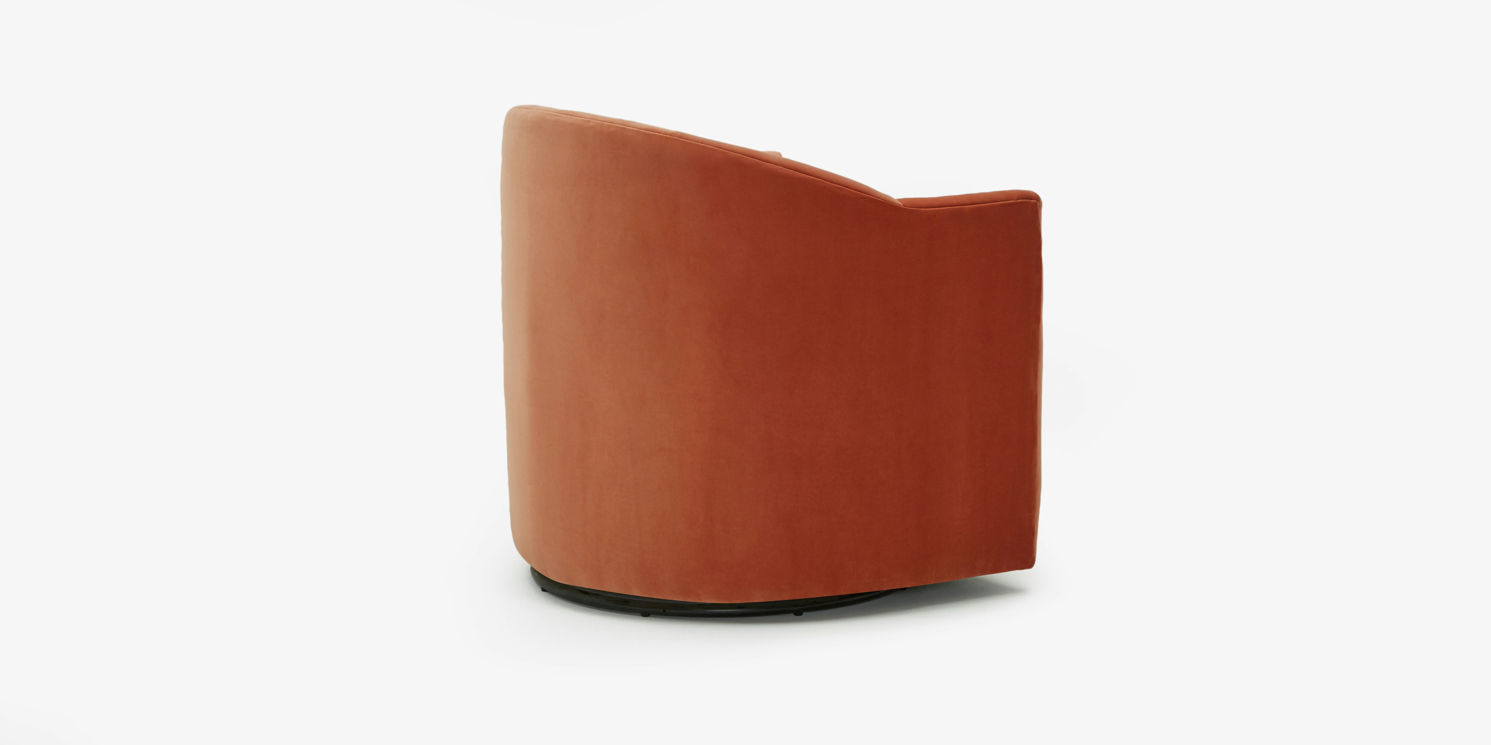 Jolie Swivel Chair Sorrento Coral