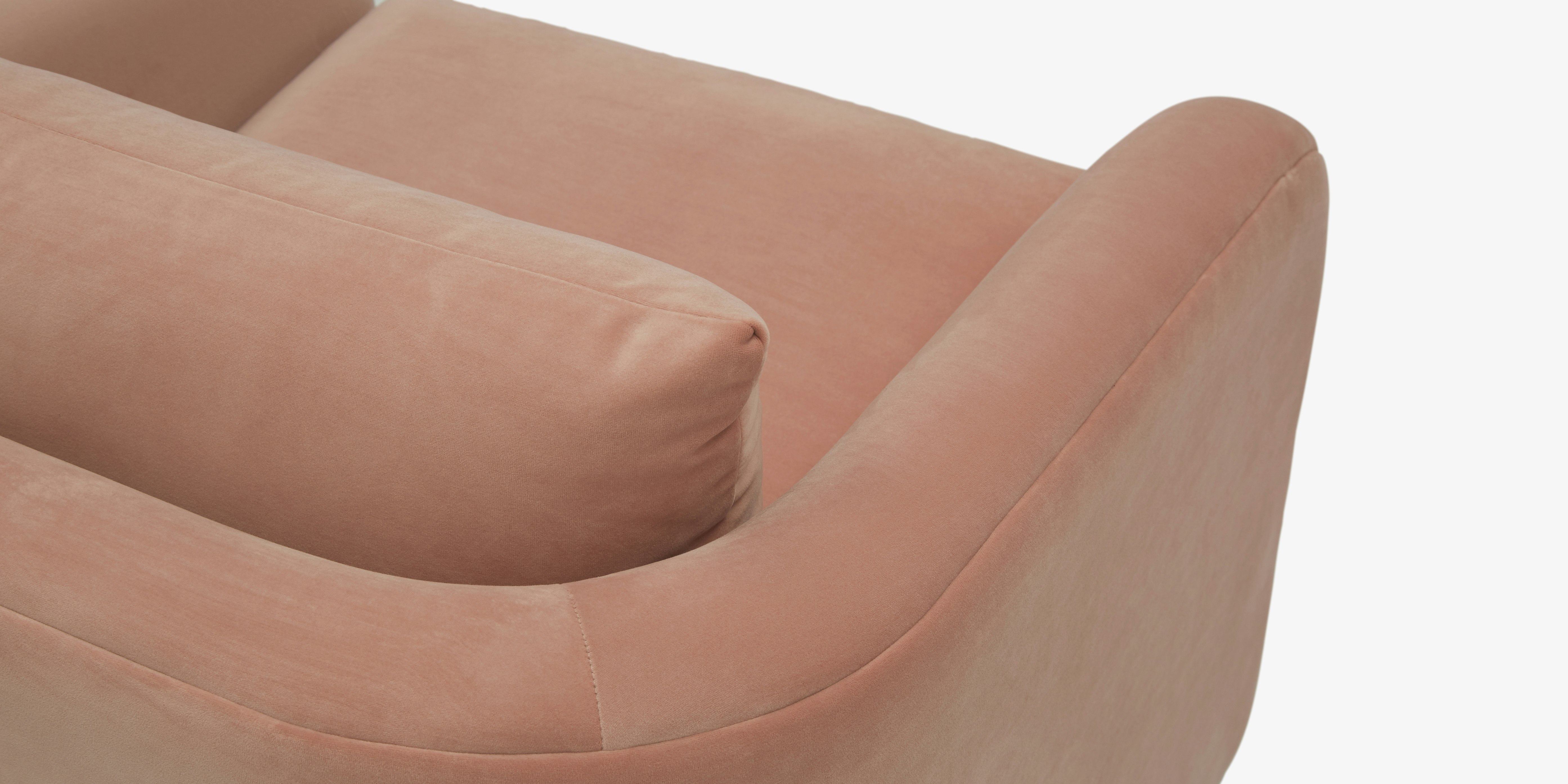 Amelia Swivel Chair Royale Blush