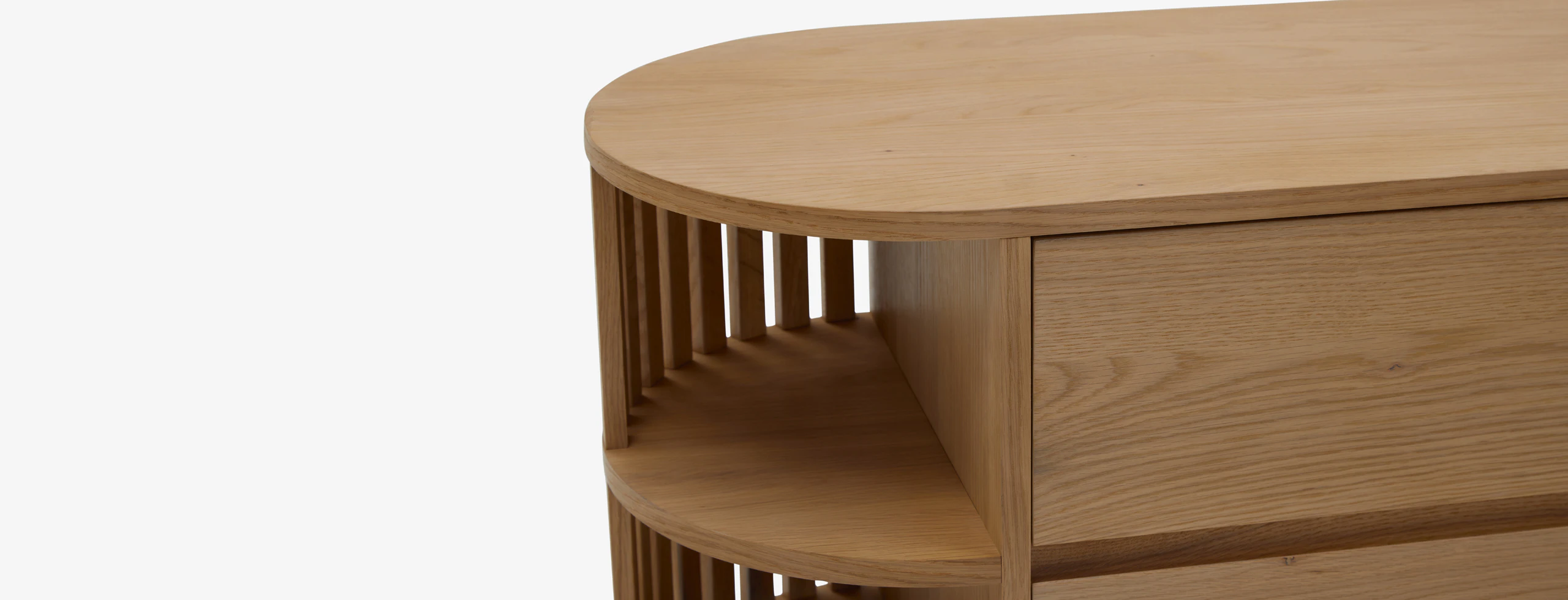 Vira Console Cabinet (Oak Black)