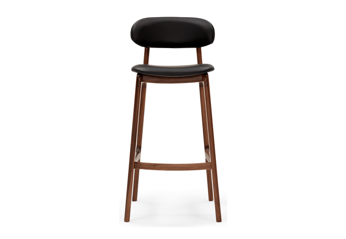 austin leather bar stool