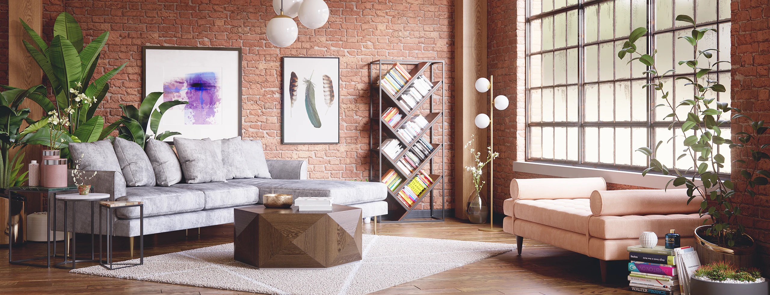 Joybird Aime Sectional Scene3B Variation1 HQO landscapeCrop 2560x980