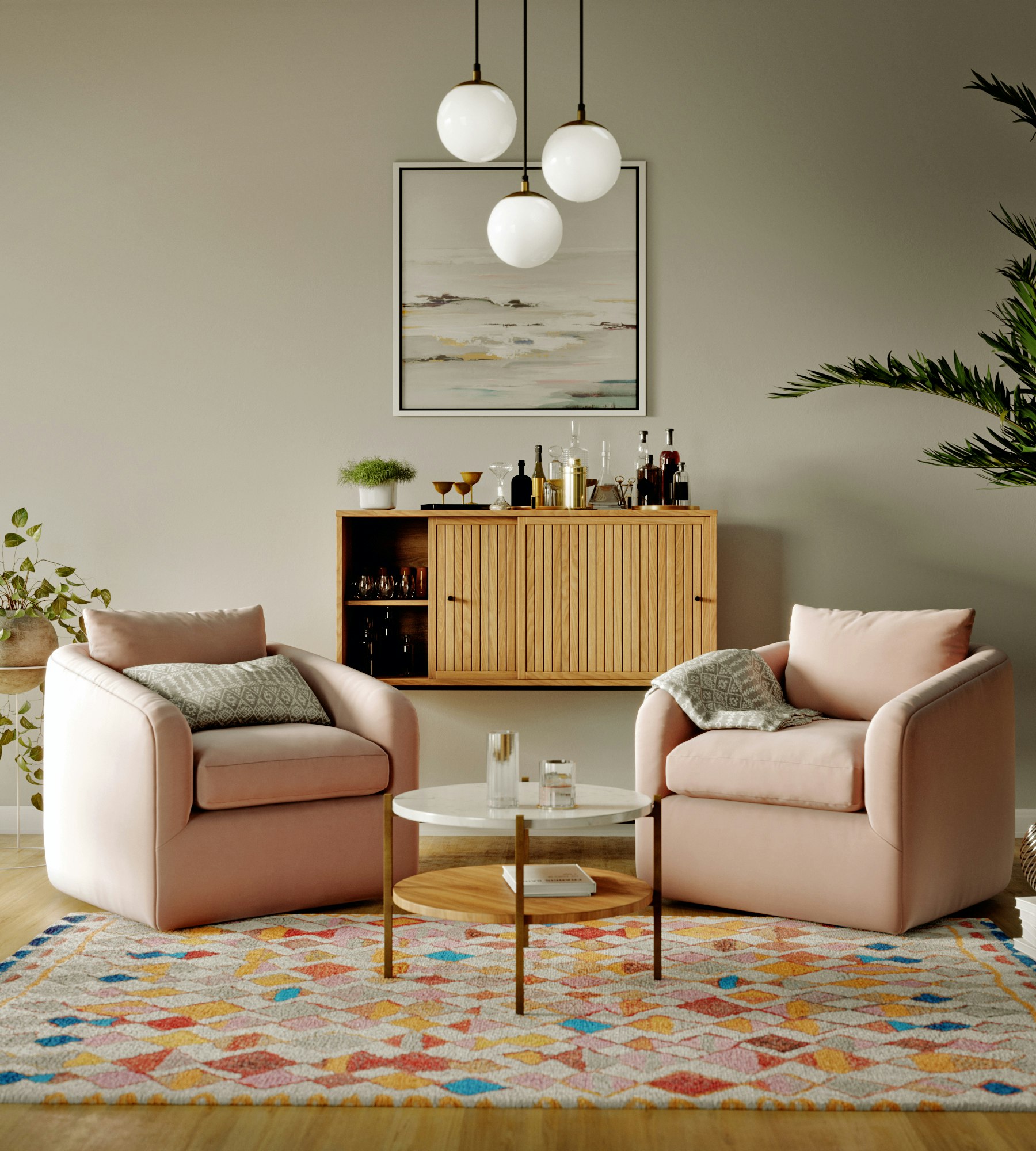 Lilac Tides Wall Art Joybird