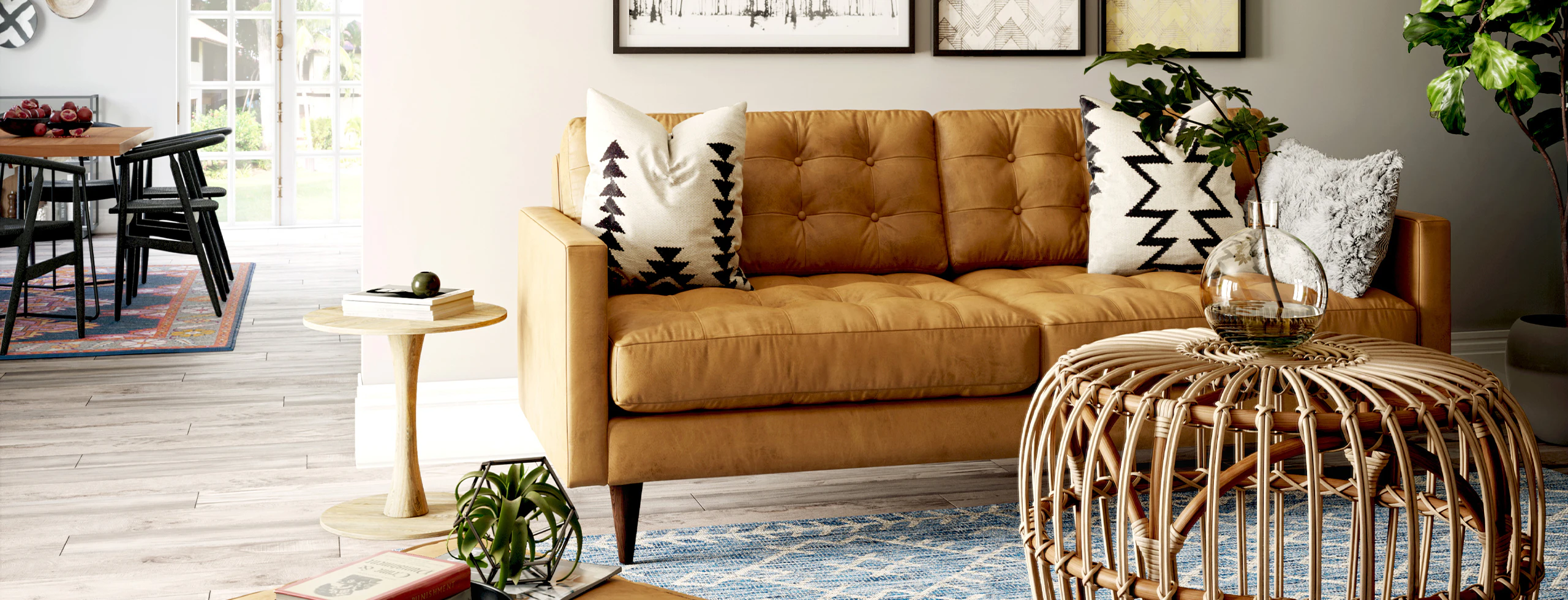 Eliot sofa Santiago camel Scene Final 2560x980