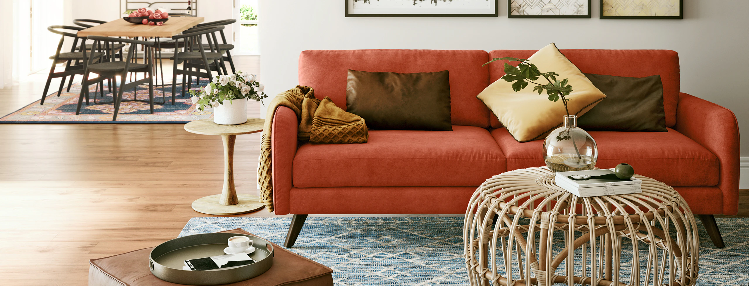Enzo Sofa sorrento marigold Scene Final 2560x980