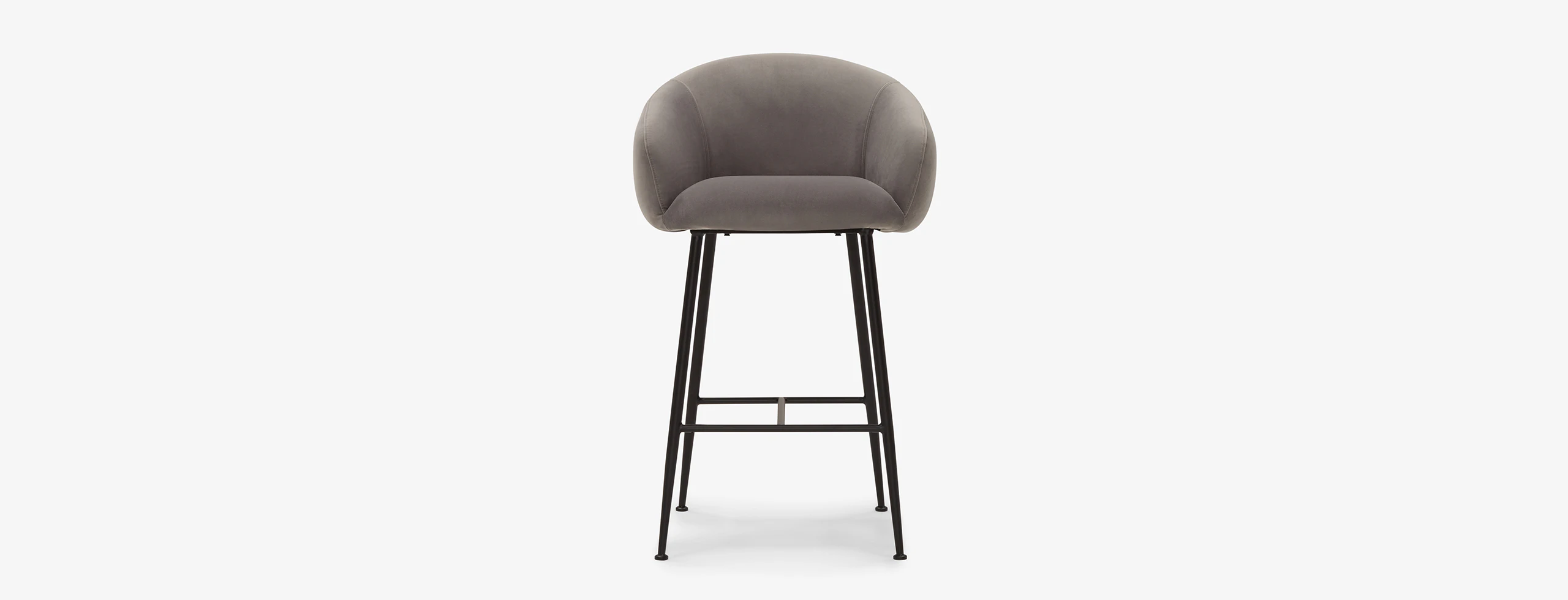 Masie Bar Stool Cire Gray